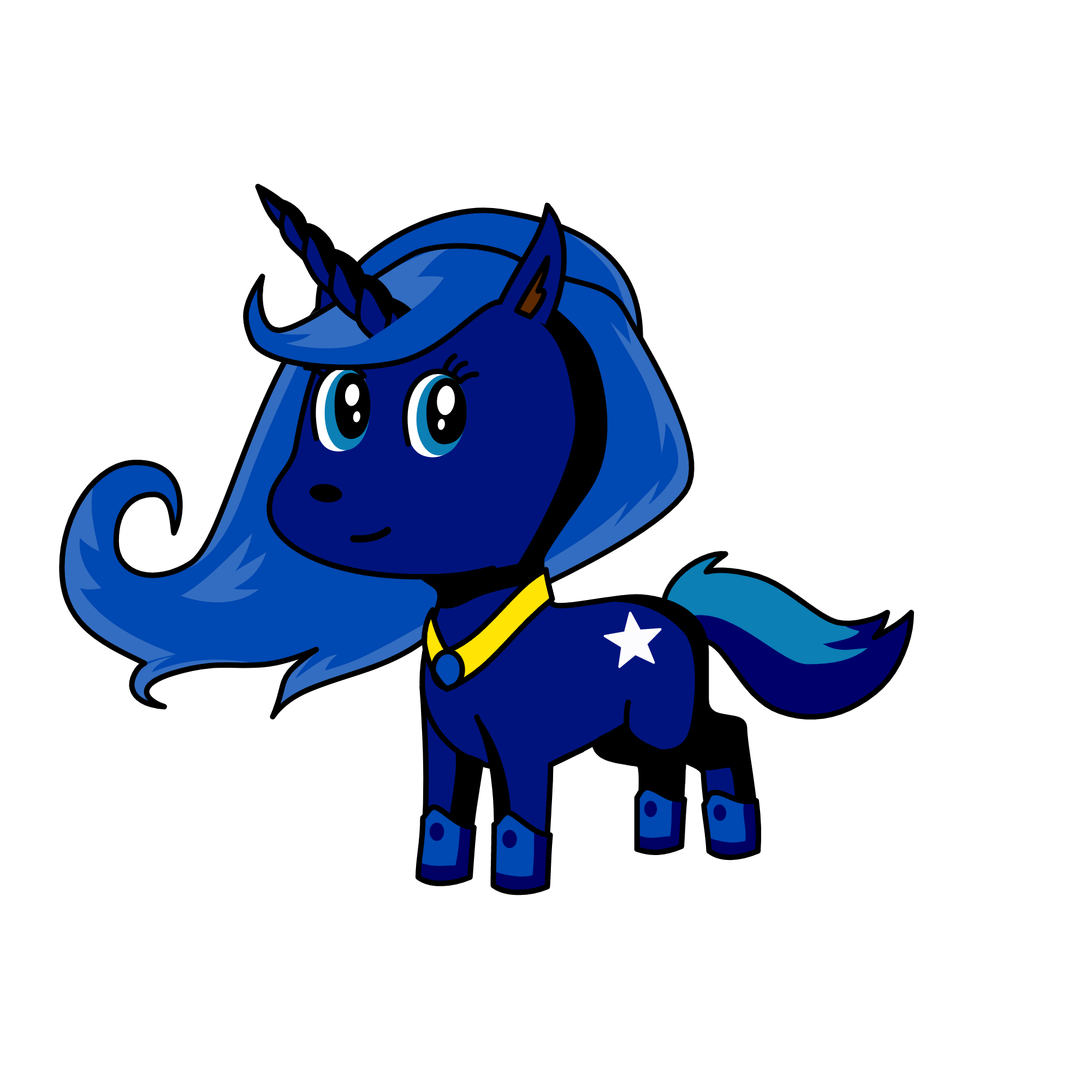 princess luna, the unicorn