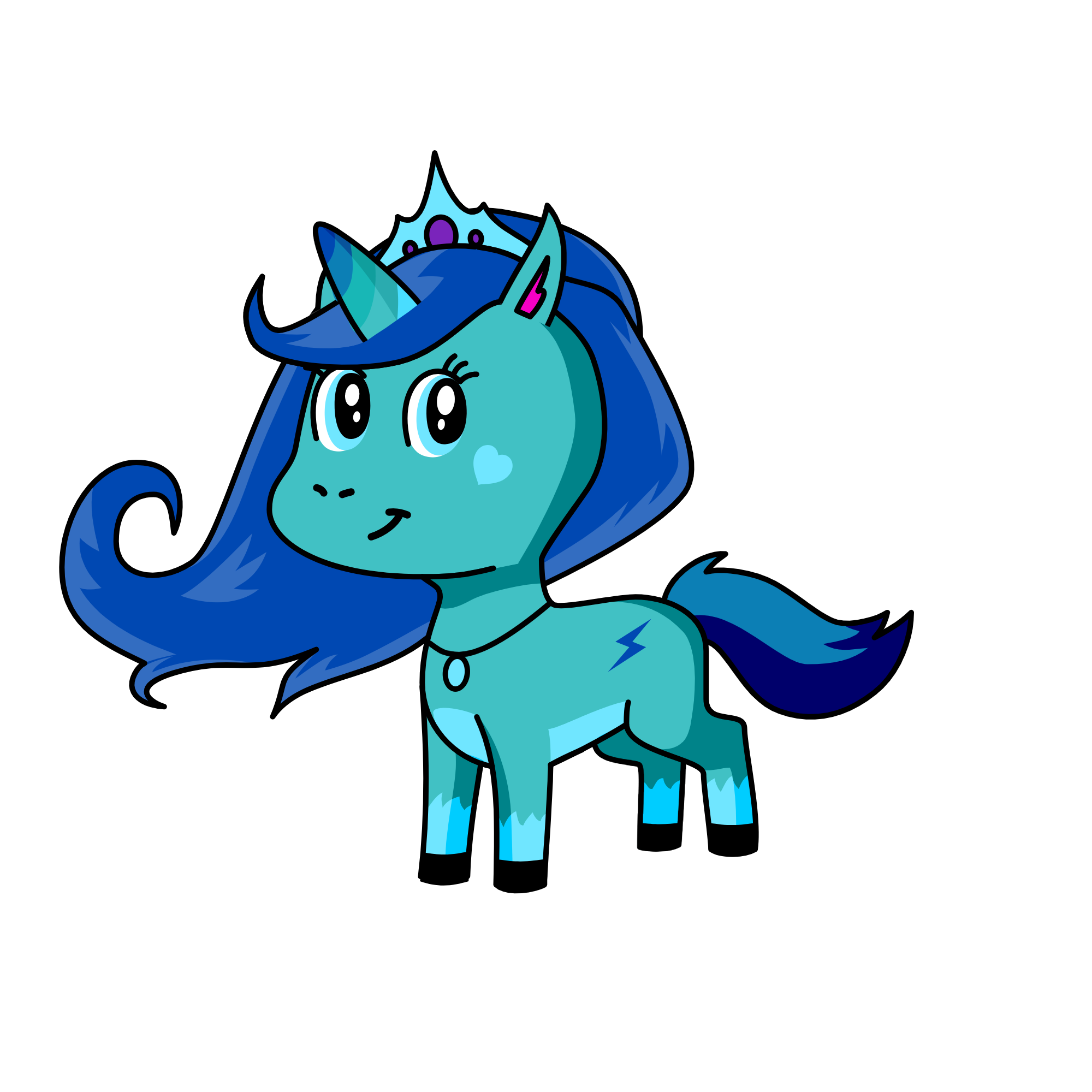 Silky, the unicorn