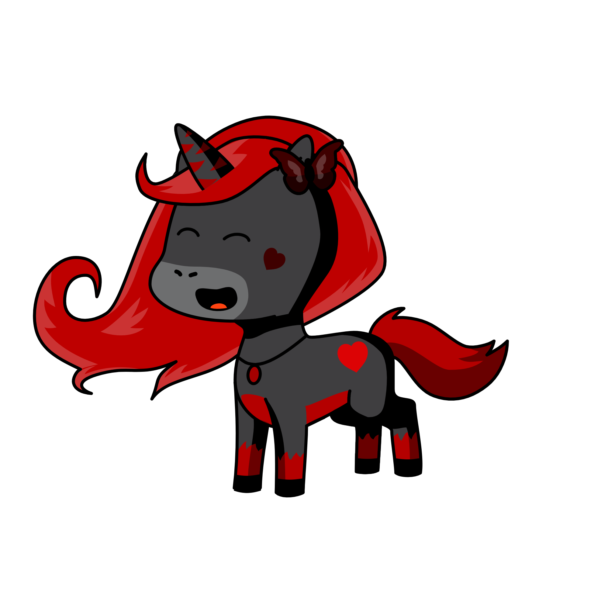 Moody unicorn twin , the unicorn