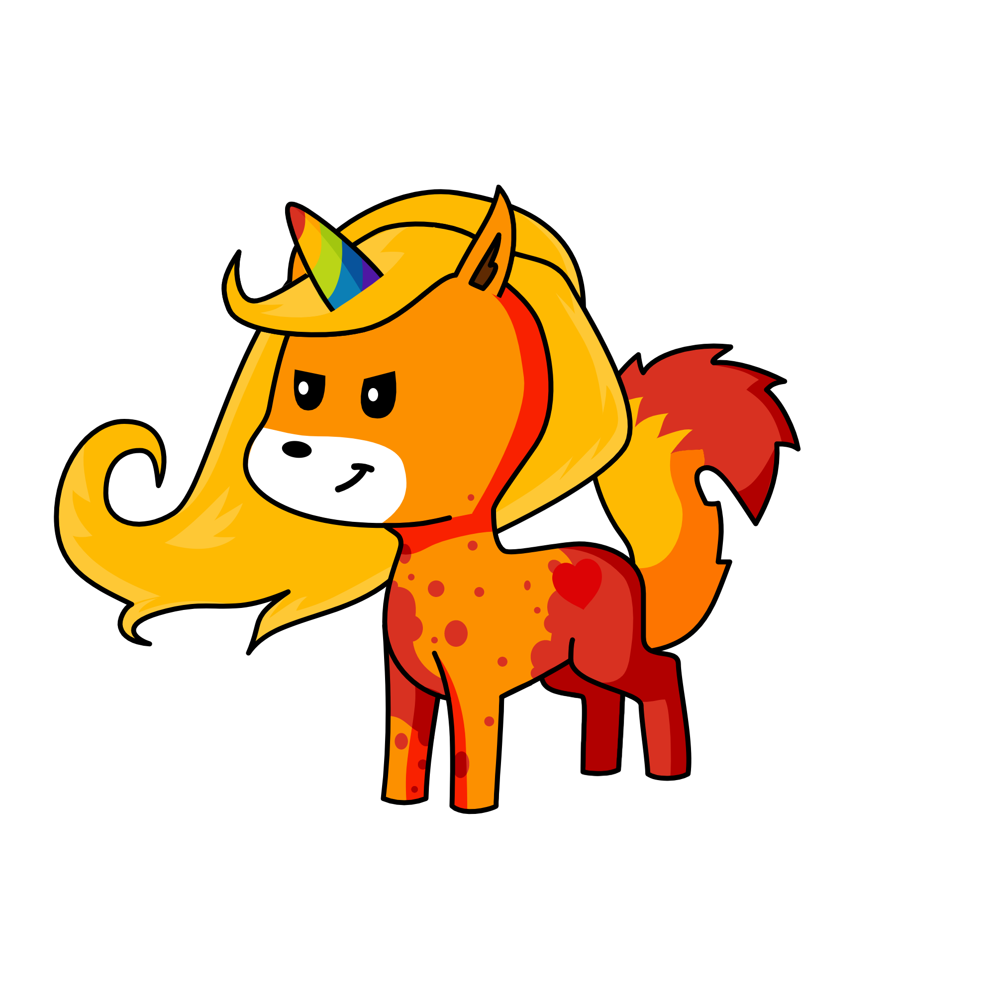 bloody, the unicorn