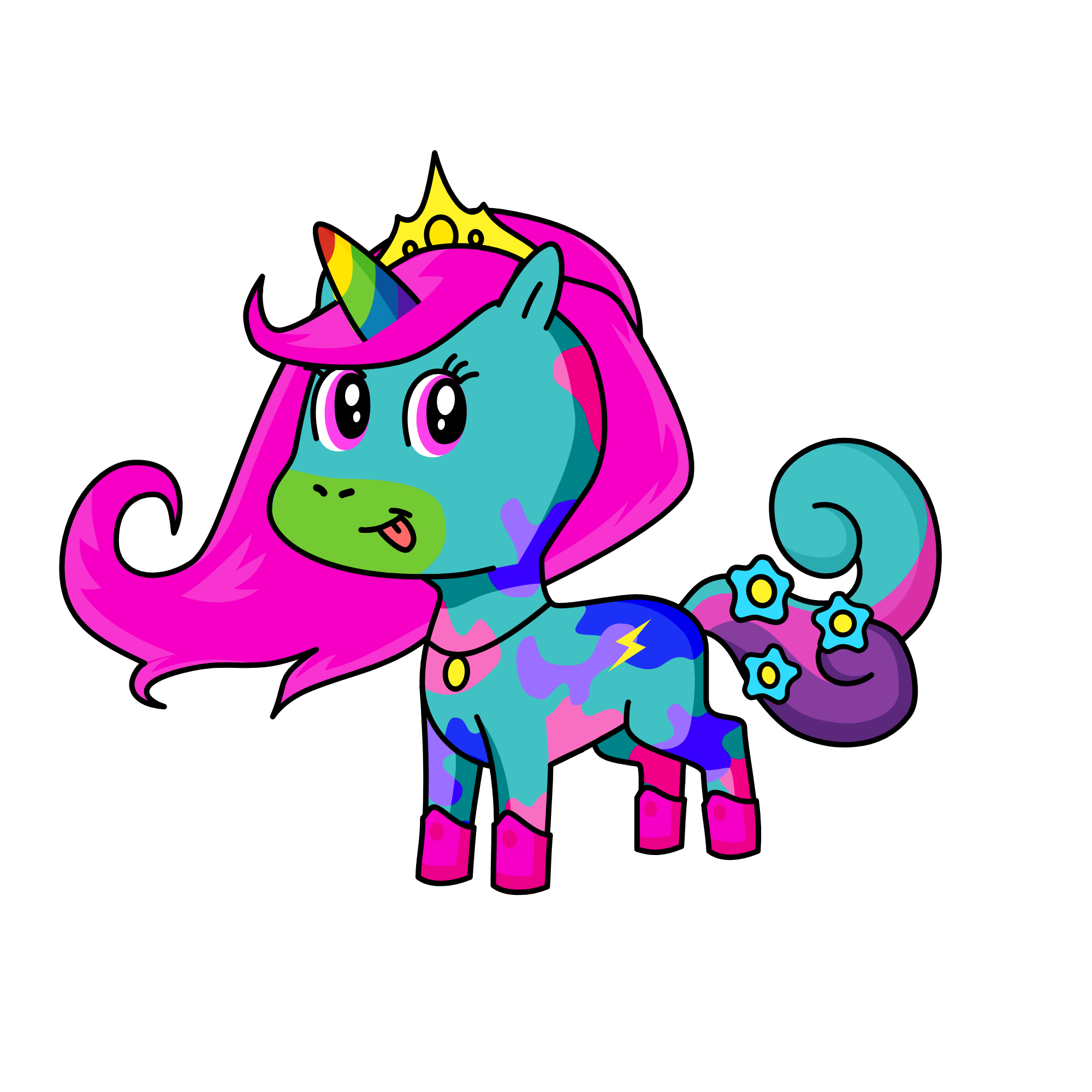 kjiuoyhtg, the unicorn