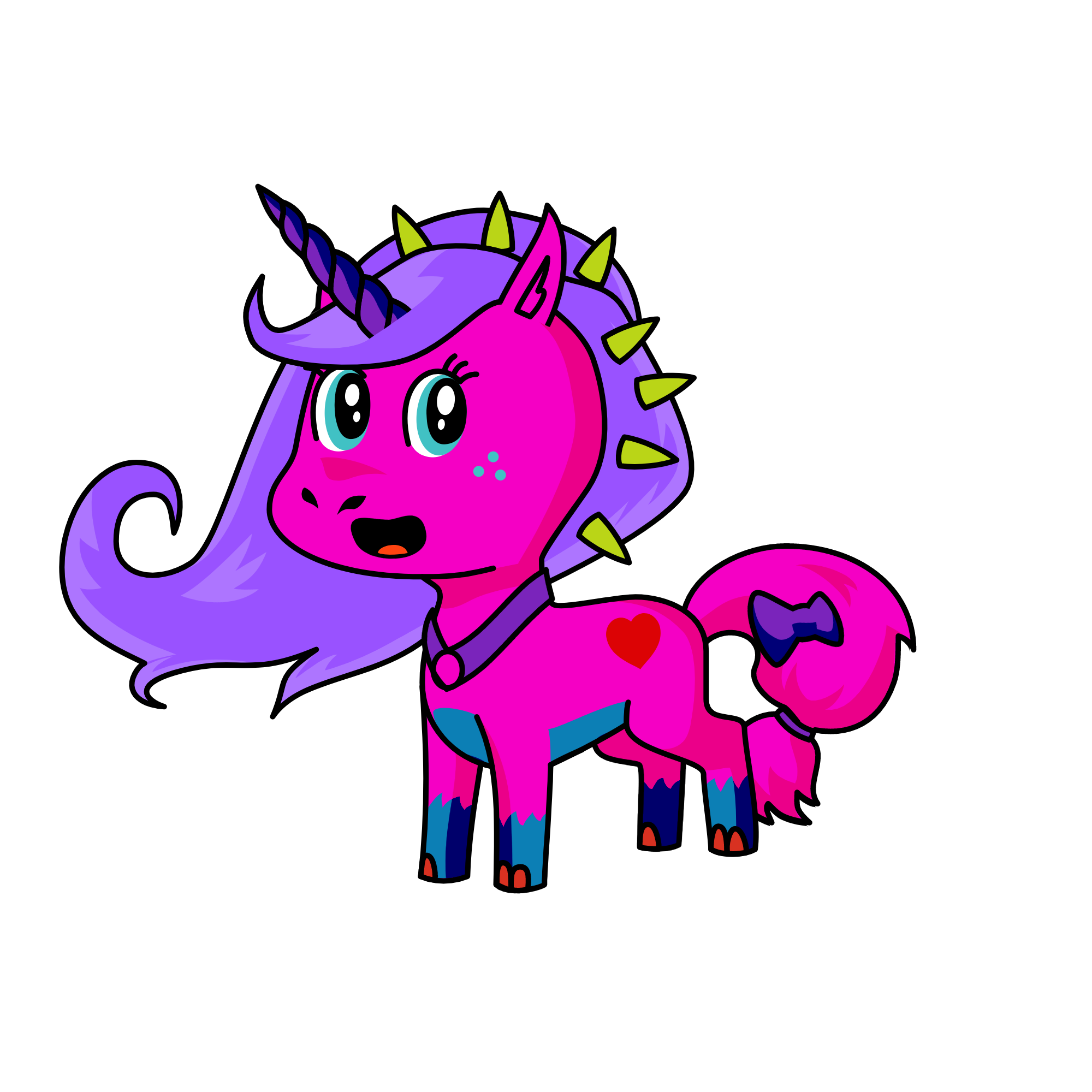 Candy , the unicorn