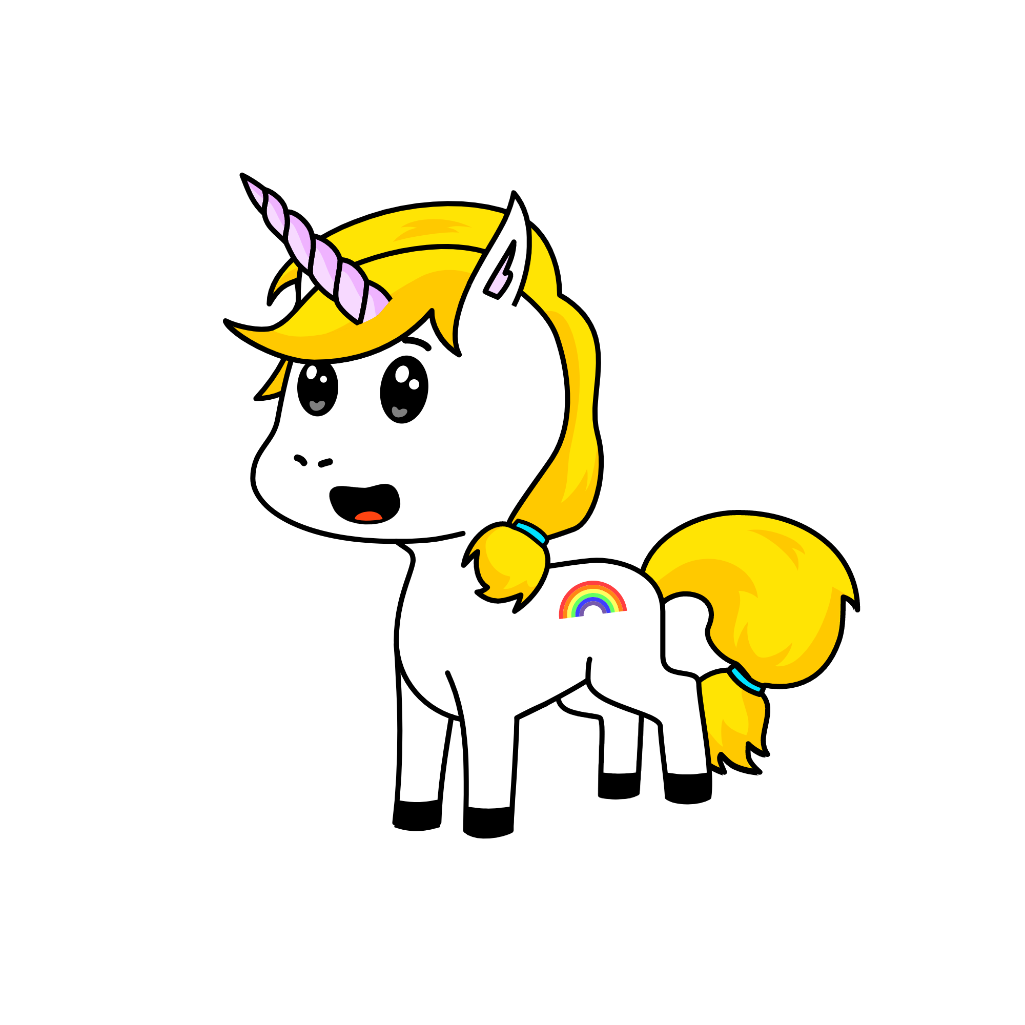 Casual Kid, the unicorn