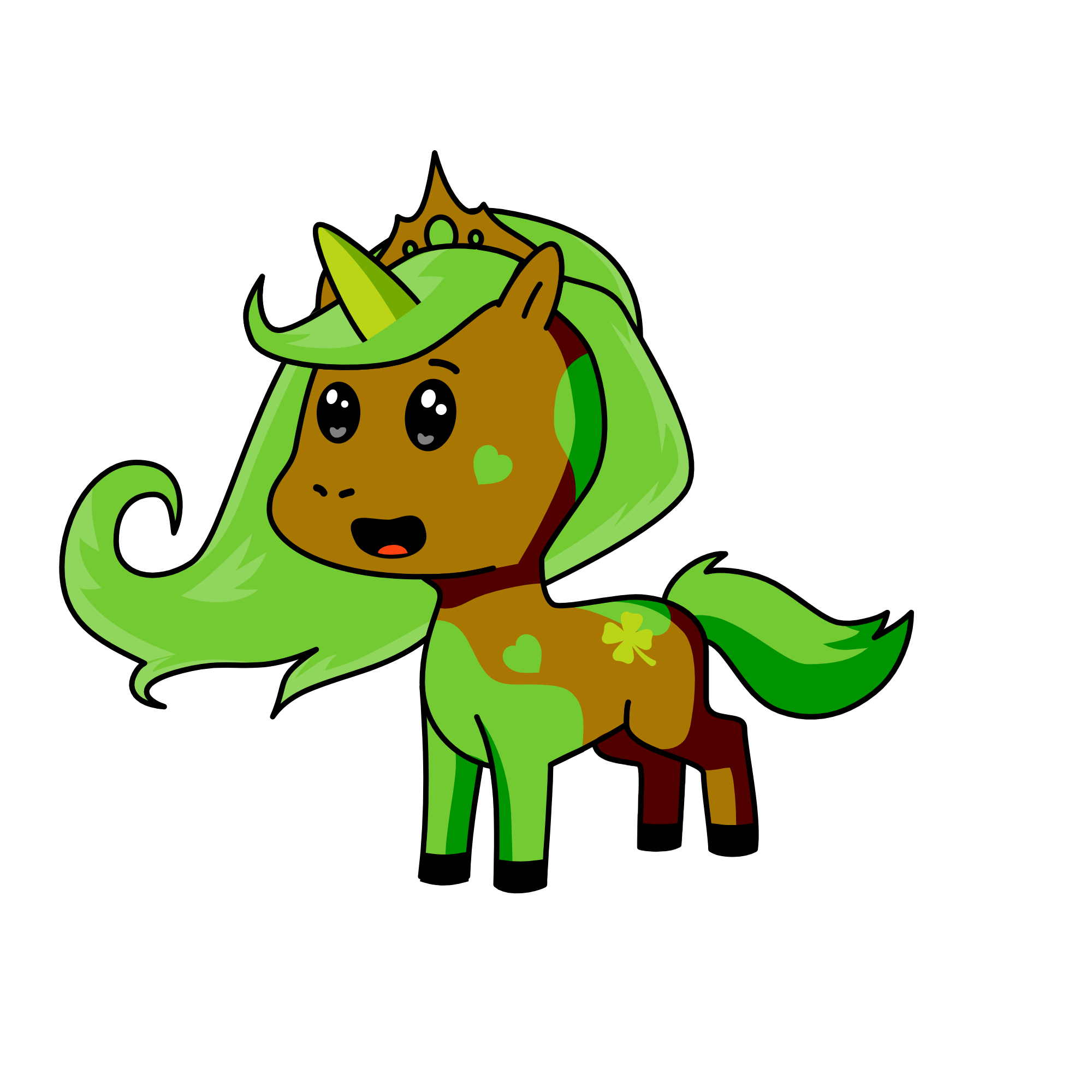 Forest Queen, the unicorn