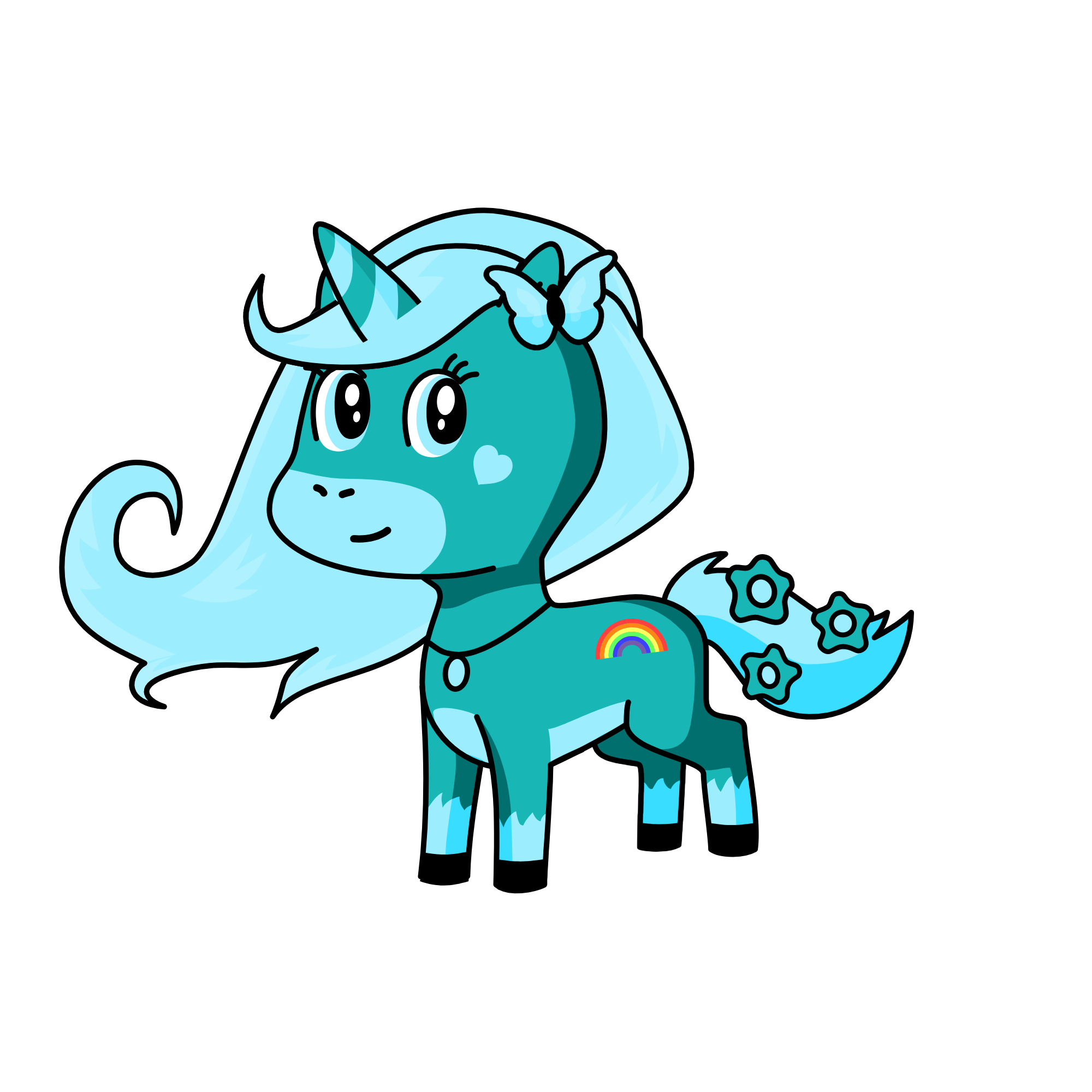 Icy, the unicorn