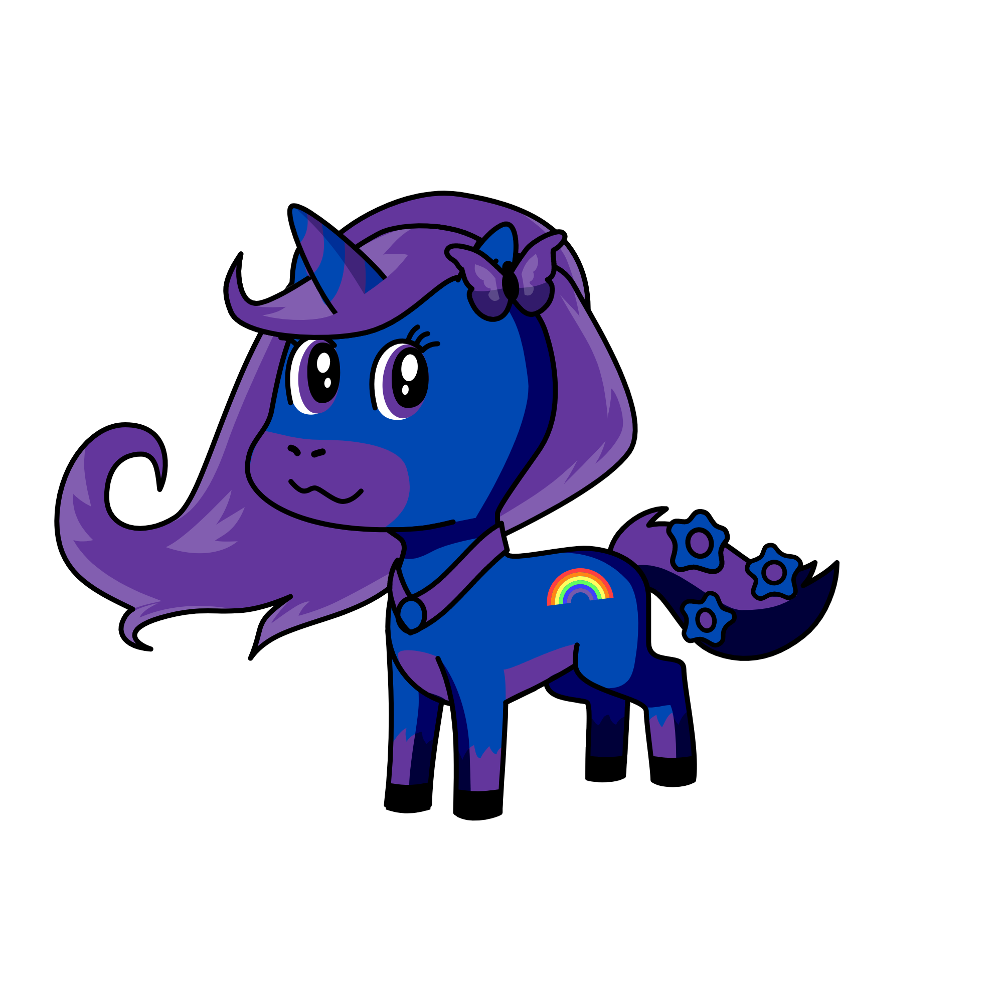Moonlight, the unicorn