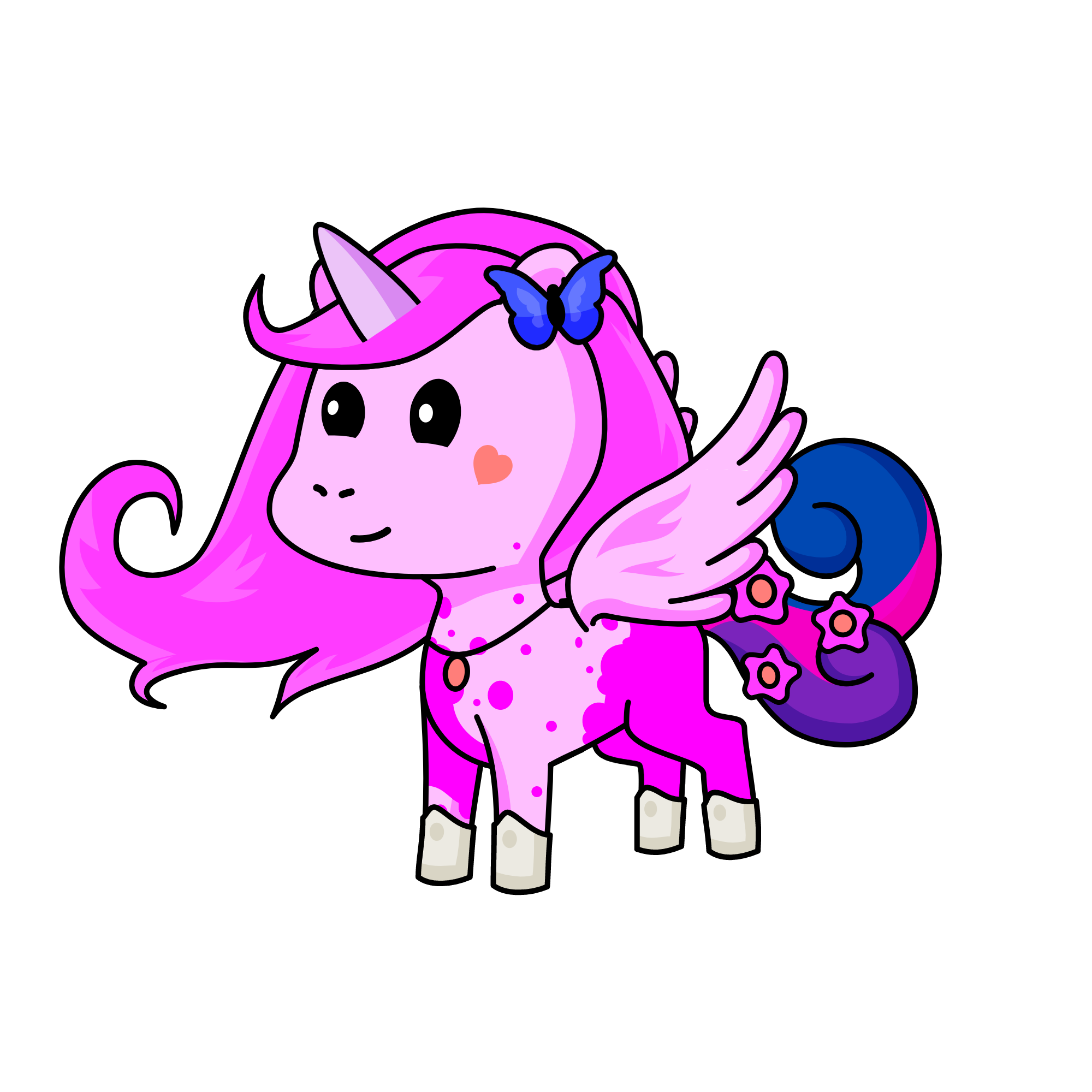 The Pinky Unicorn, the unicorn