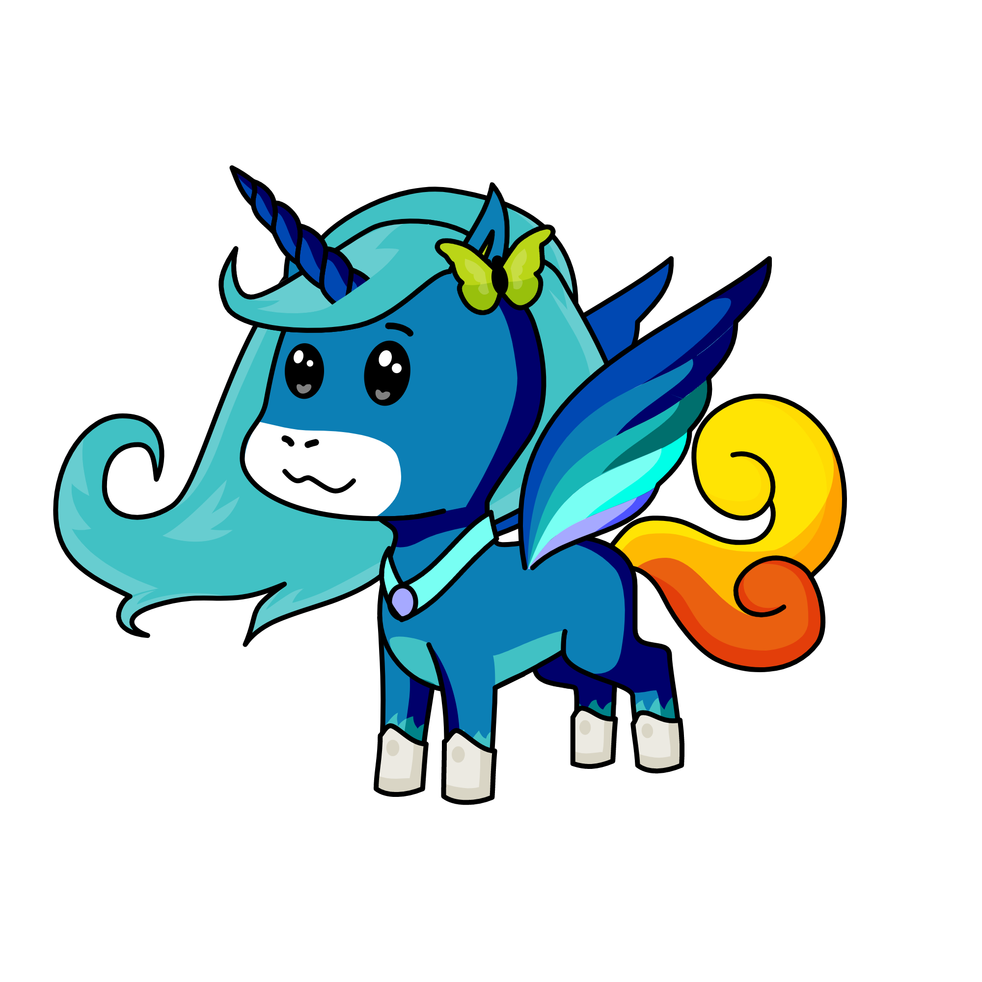 rainbowmist, the unicorn
