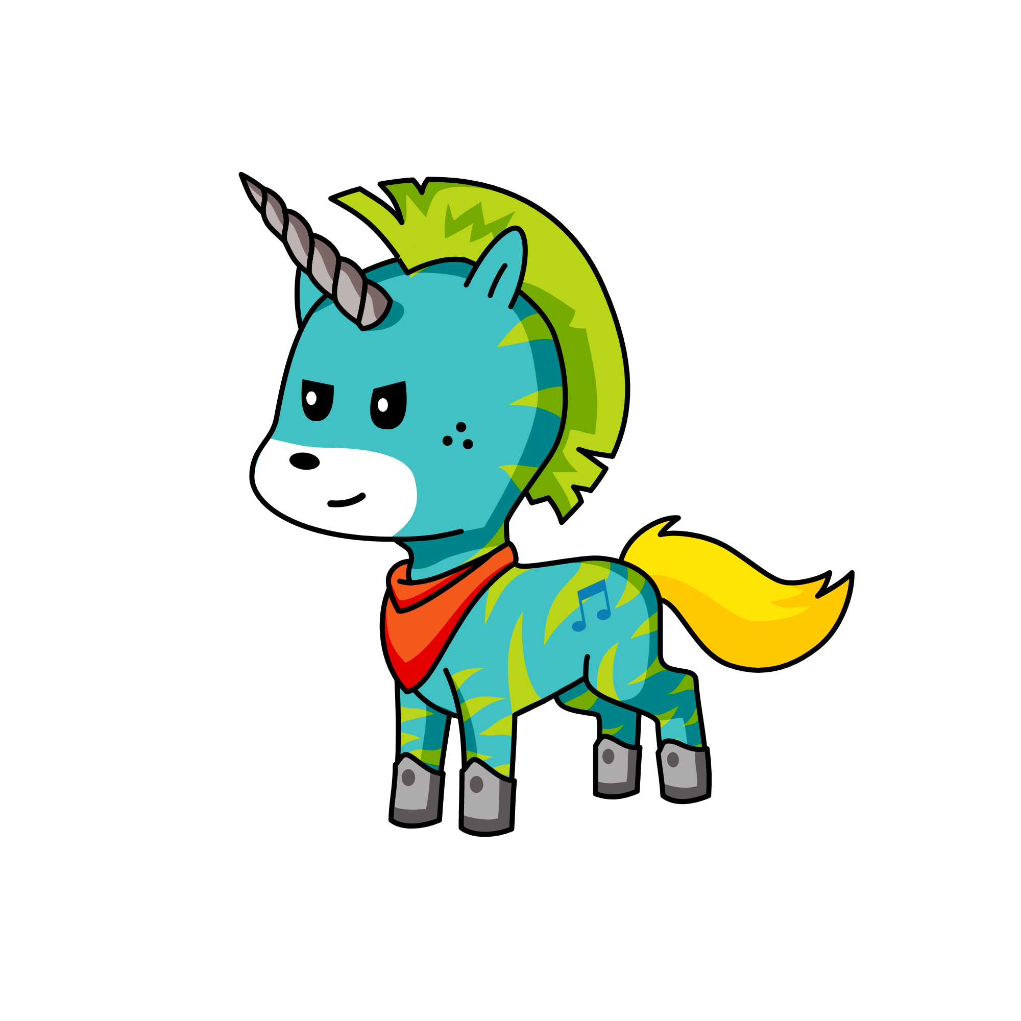 hackmon, the unicorn