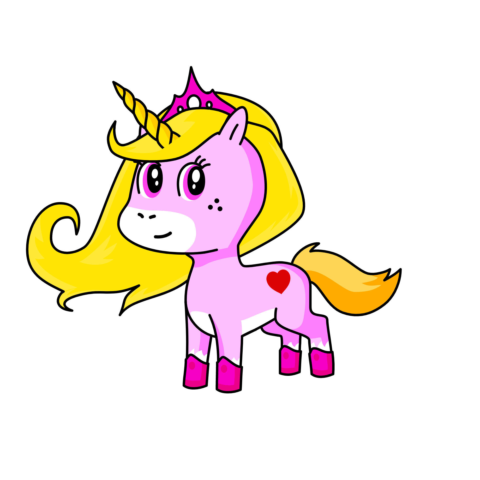 Cupcake, the unicorn