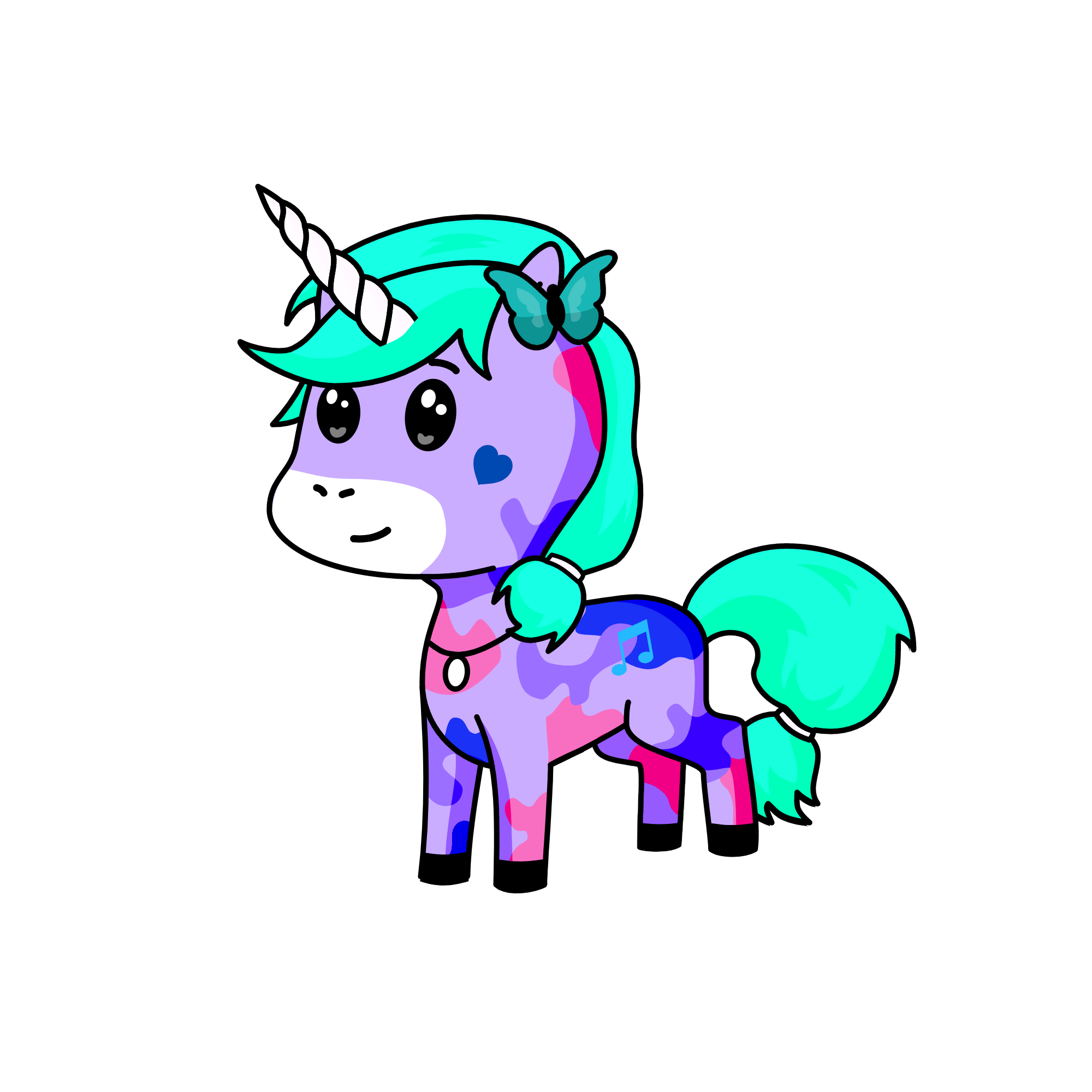 Sky, the unicorn