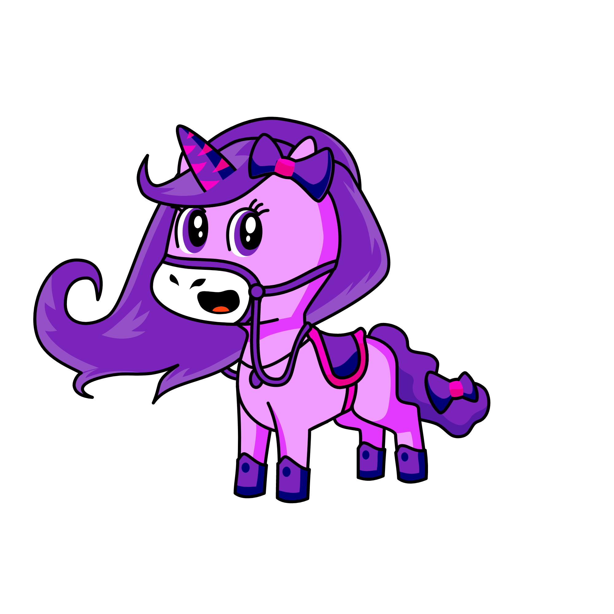 roxinha, the unicorn