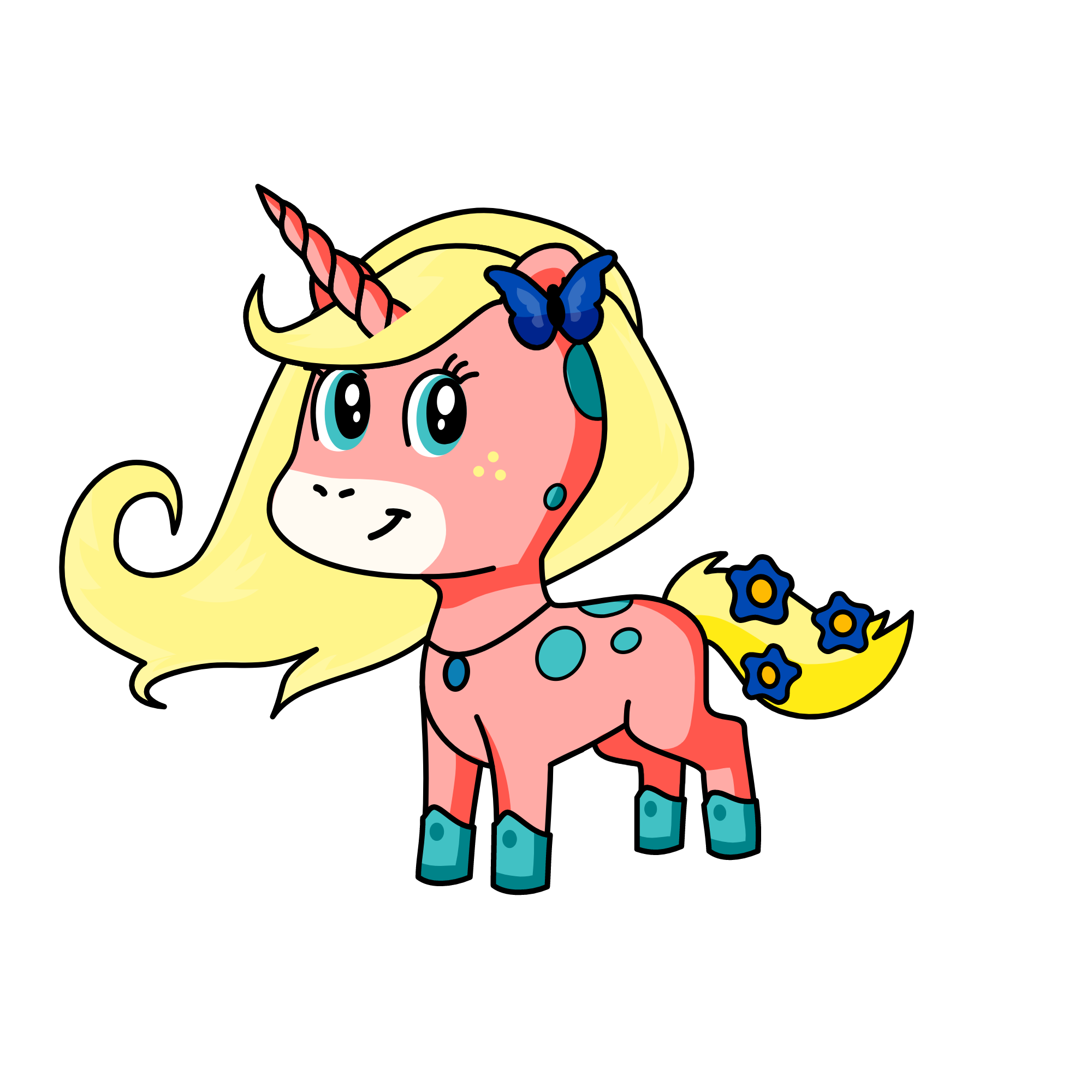 Lilly, the unicorn