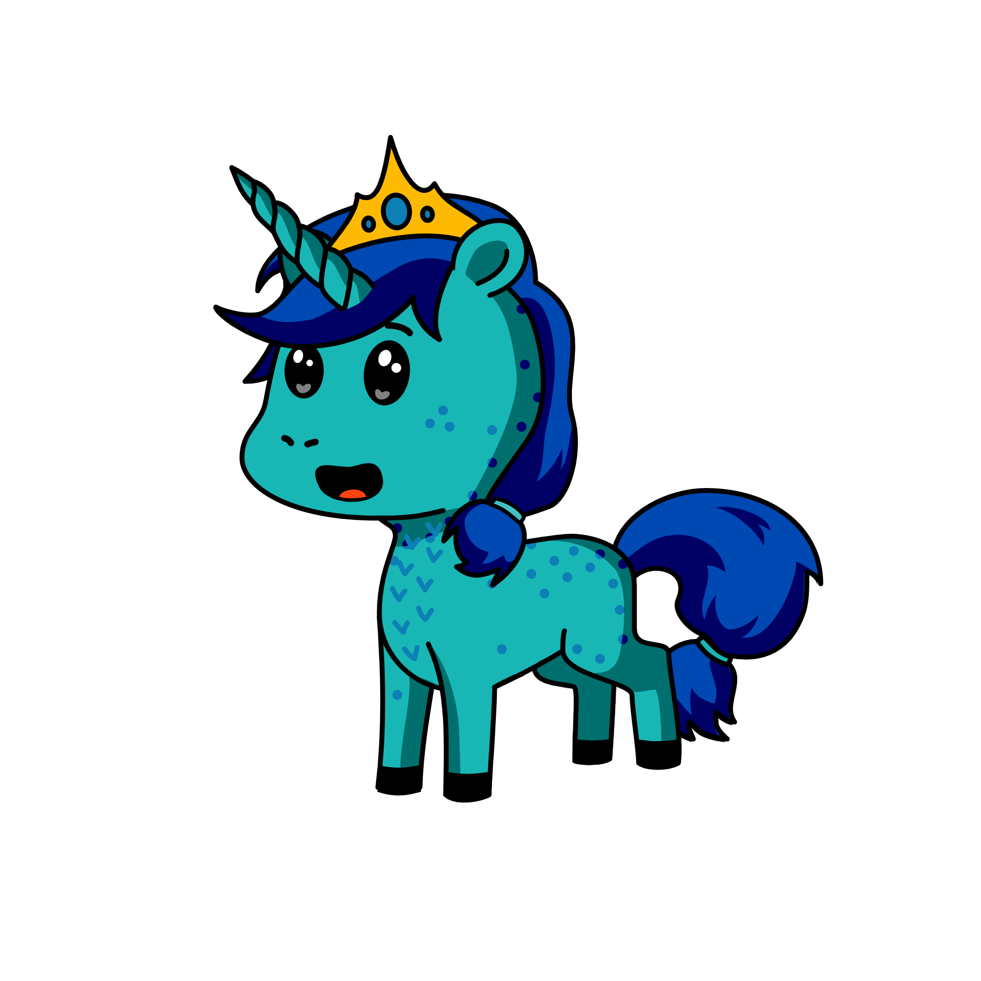 bubbles, the unicorn