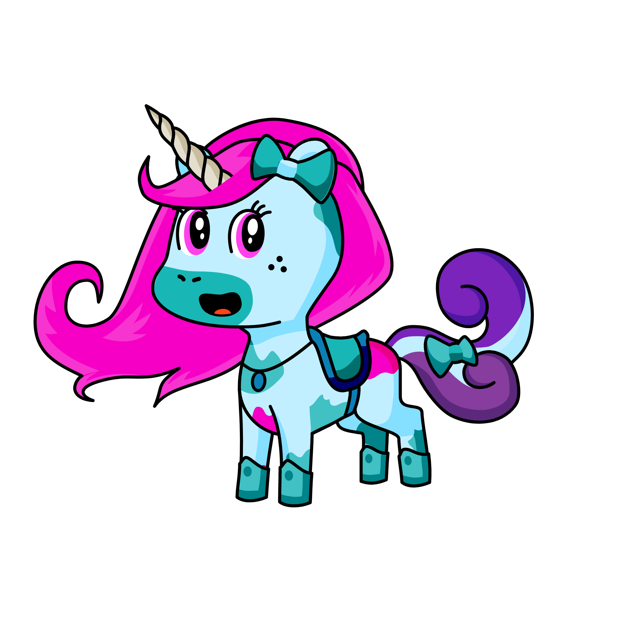 sally the unicorn, the unicorn