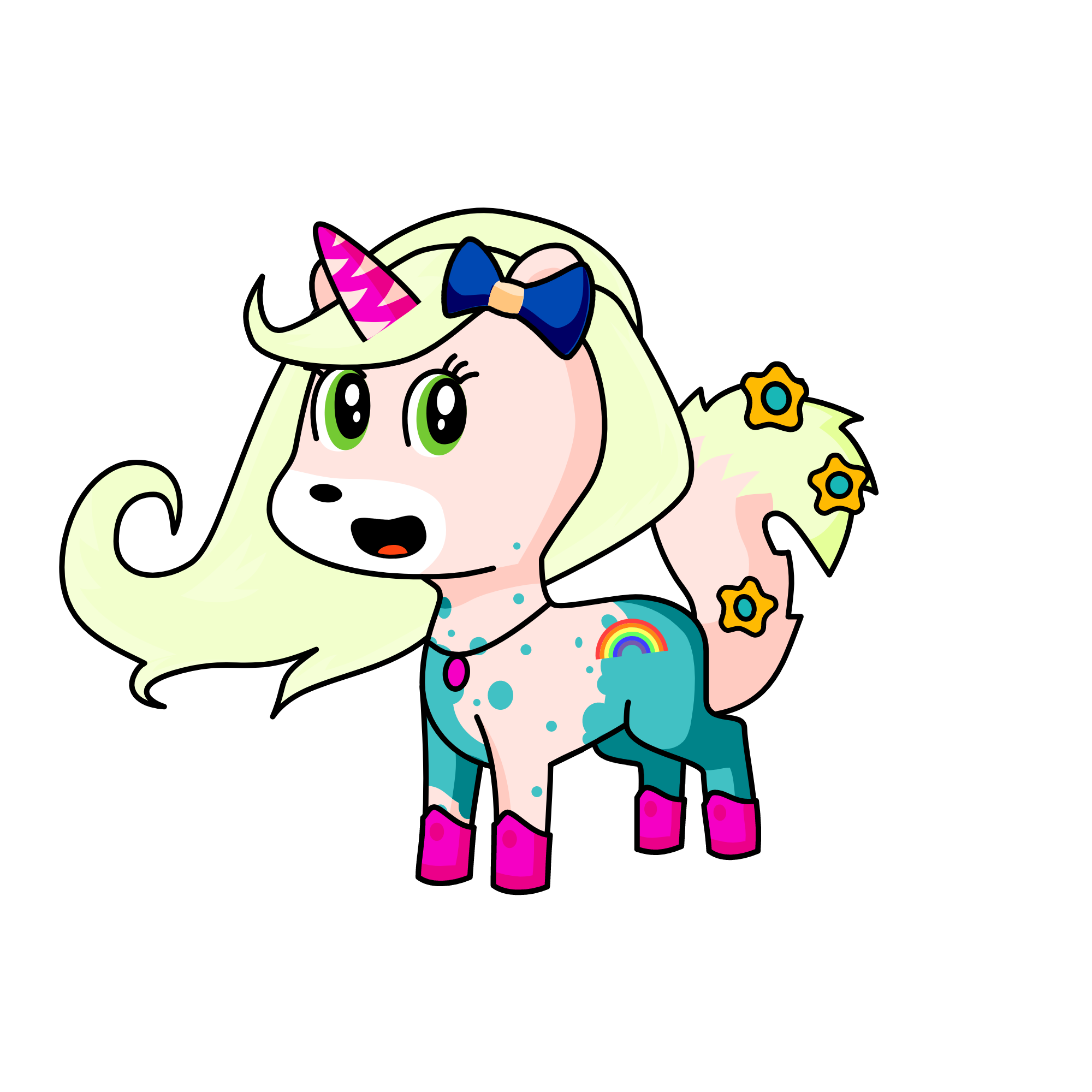 Marshmellow, the unicorn