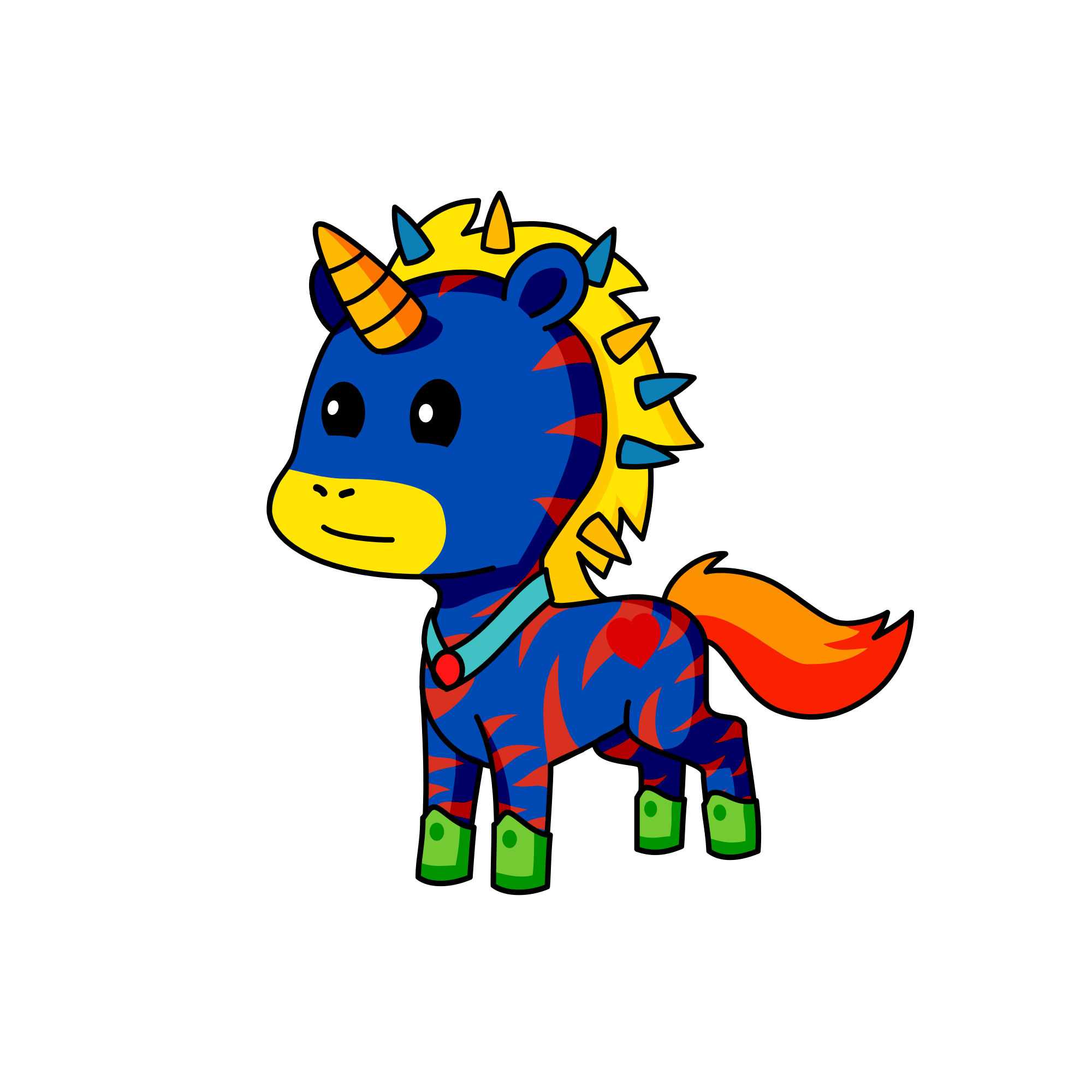 Yueyuty, the unicorn