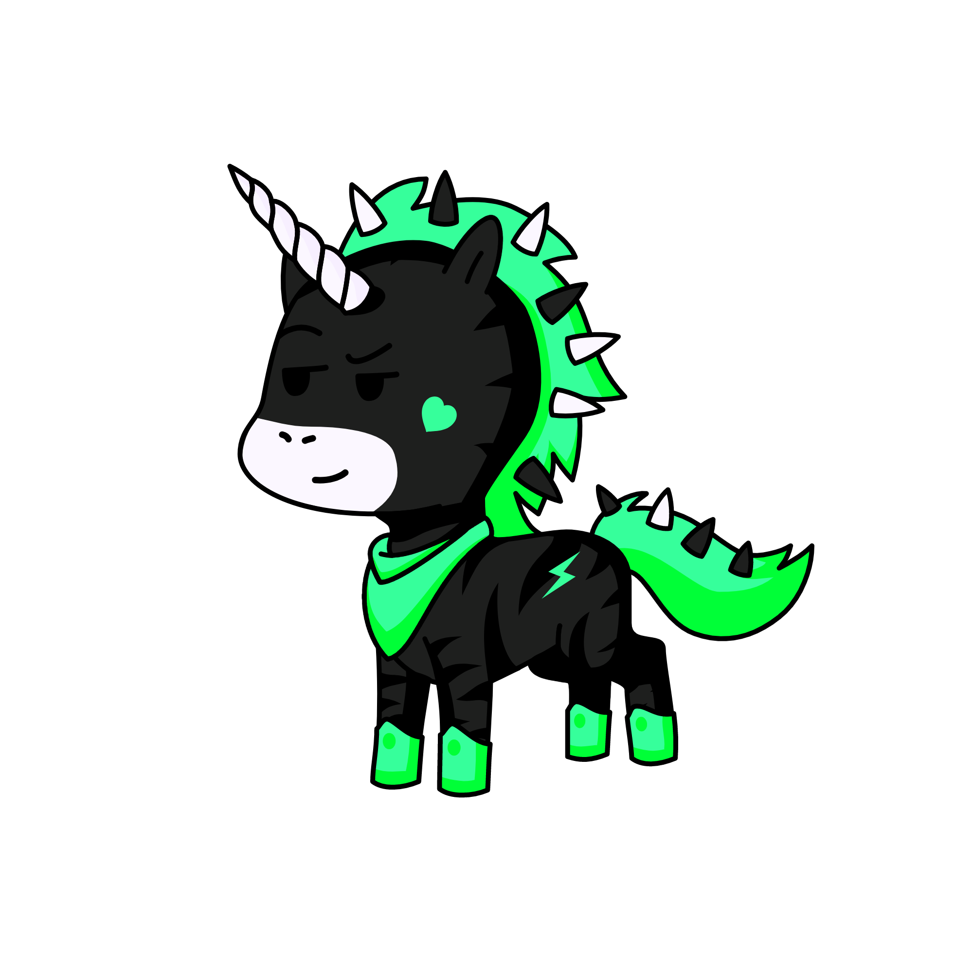 Midnight, the unicorn