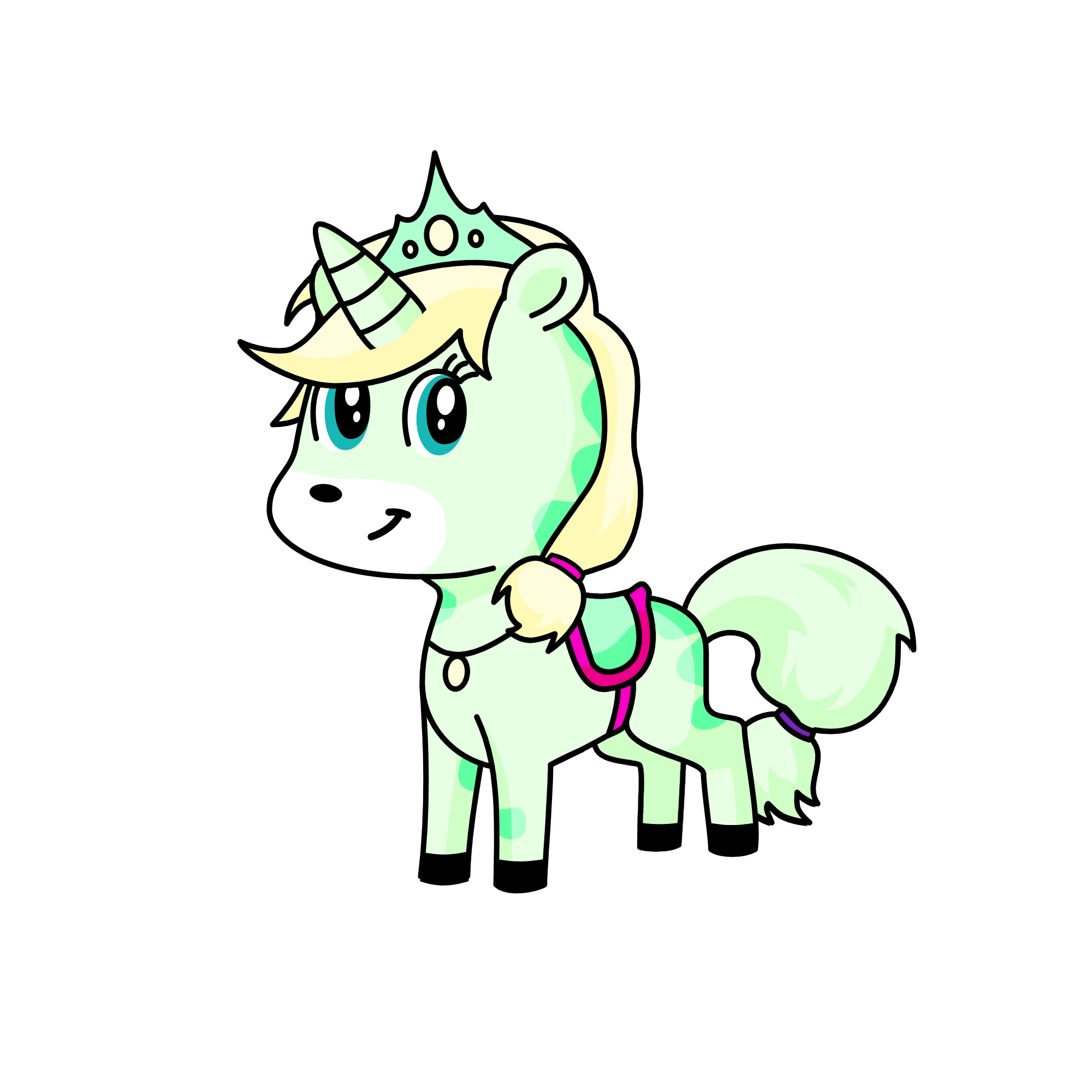 snow bell, the unicorn