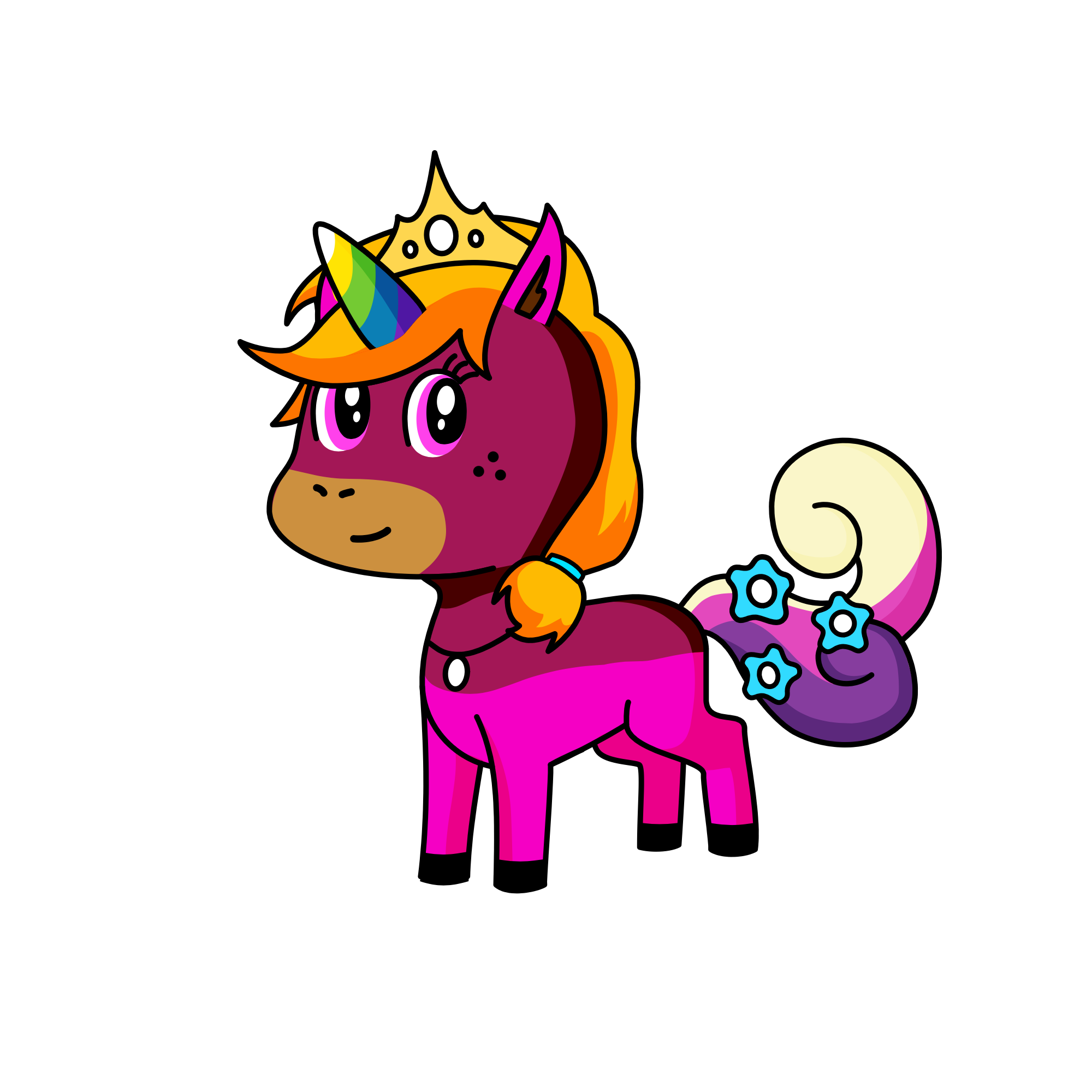 Nana sparkles, the unicorn