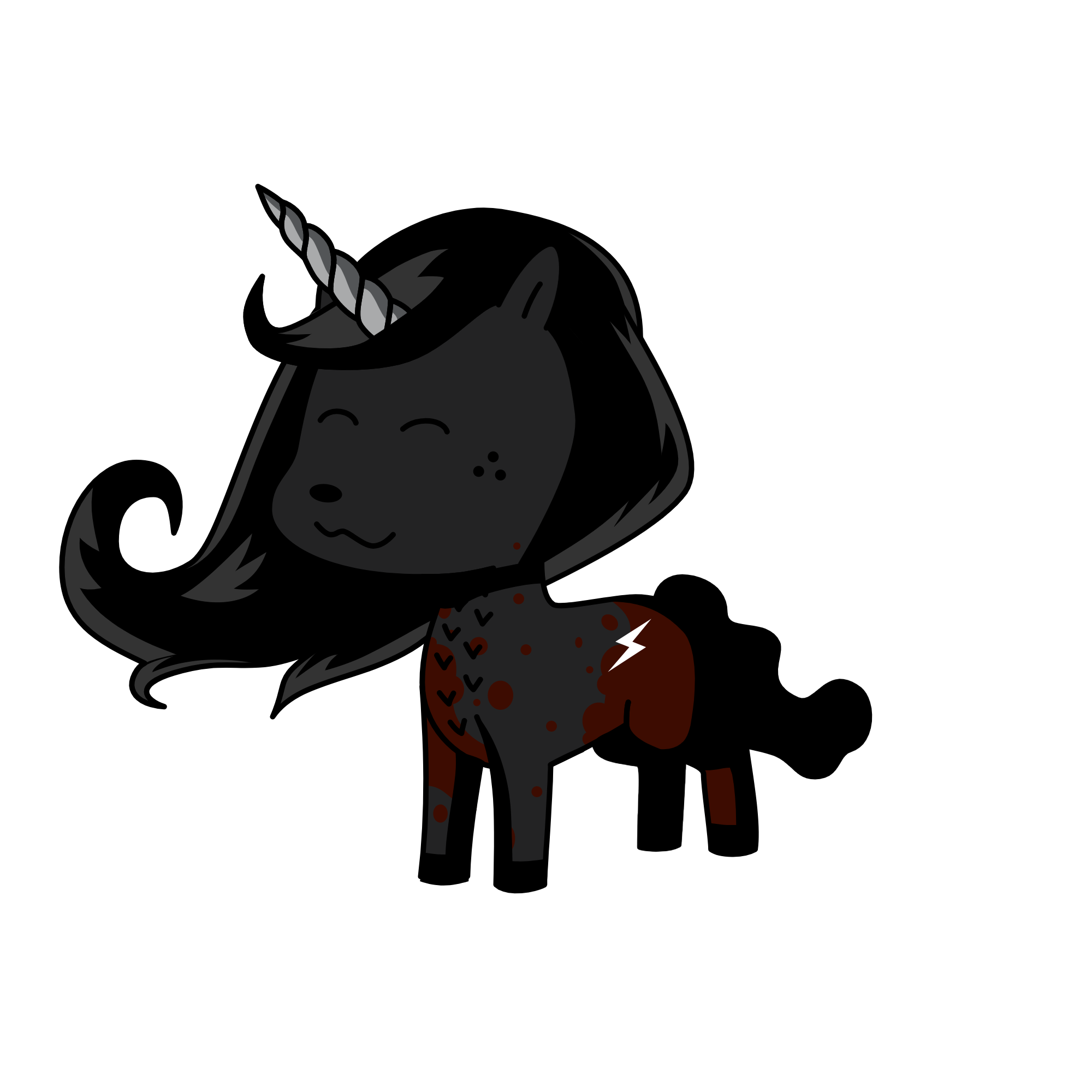 cat, the unicorn