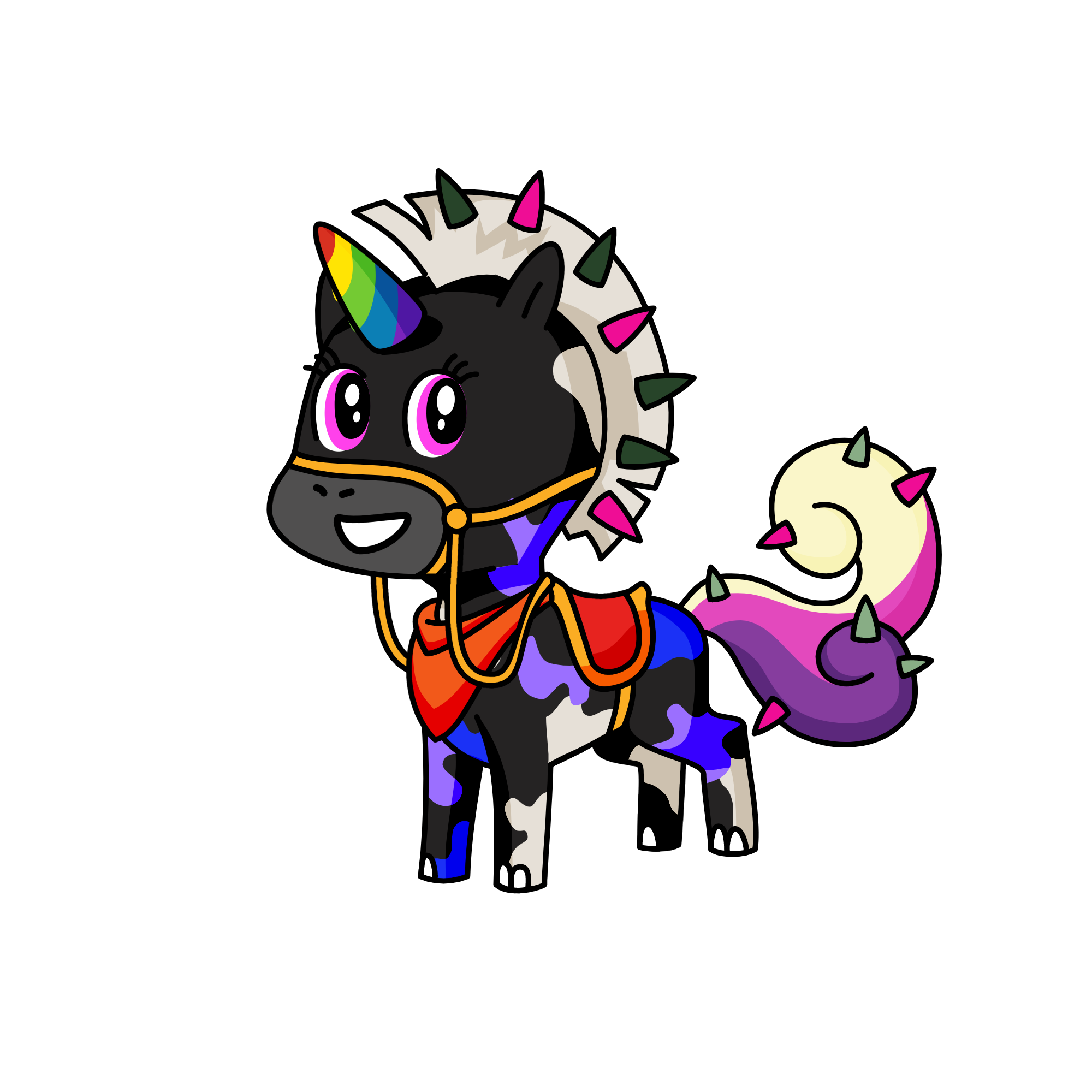 Punki, the unicorn