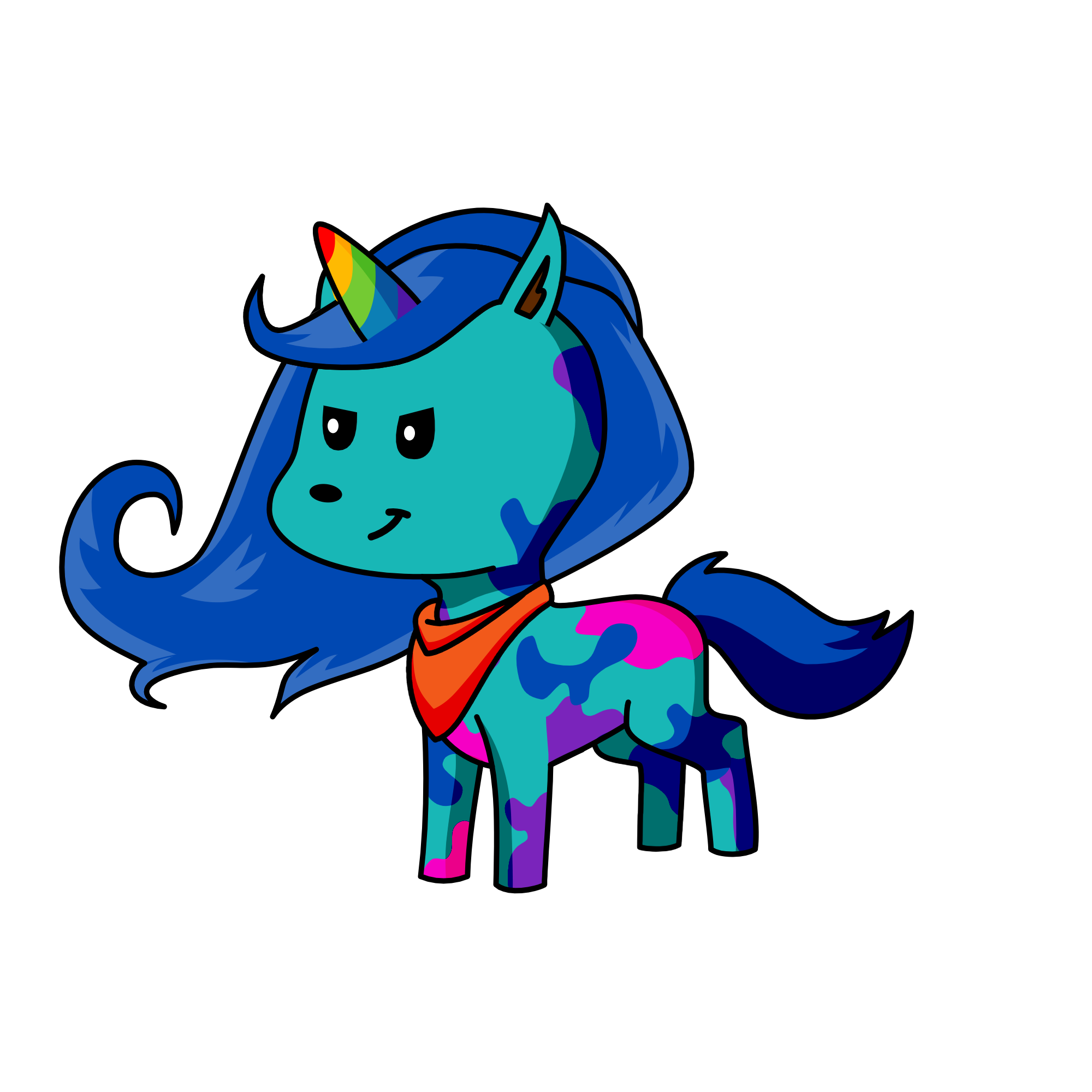 bloody, the unicorn
