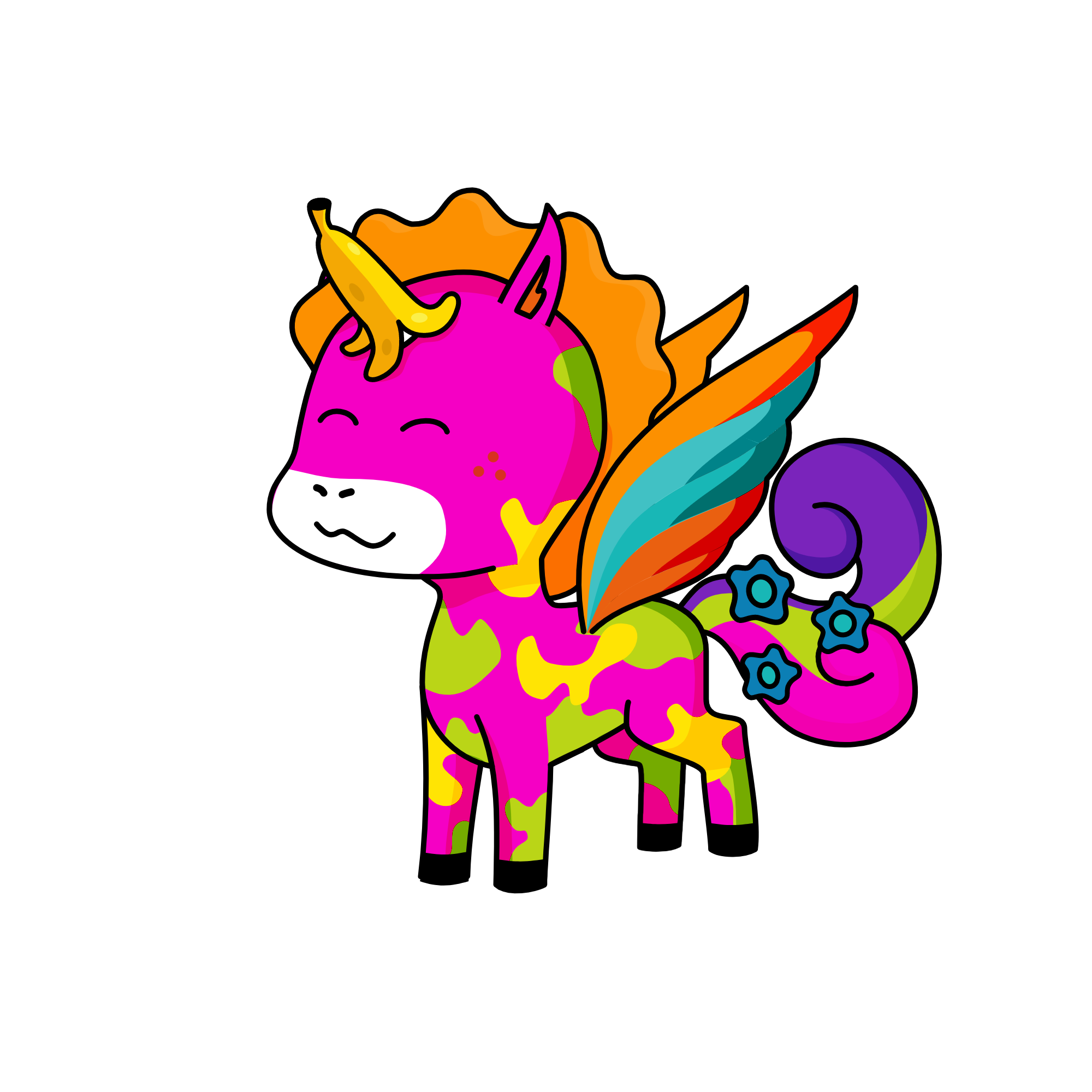 Goatine, the unicorn