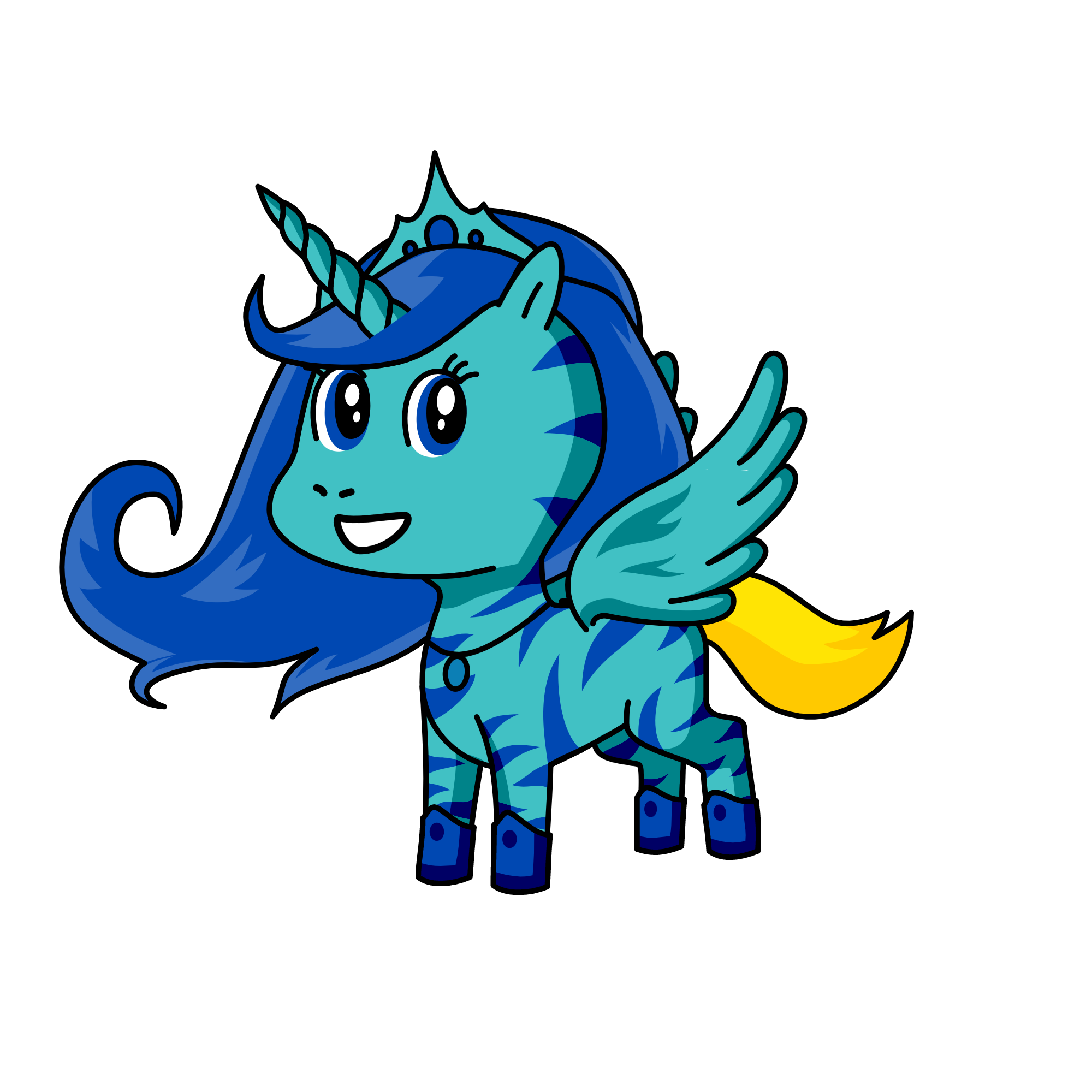 luna's dater, the unicorn