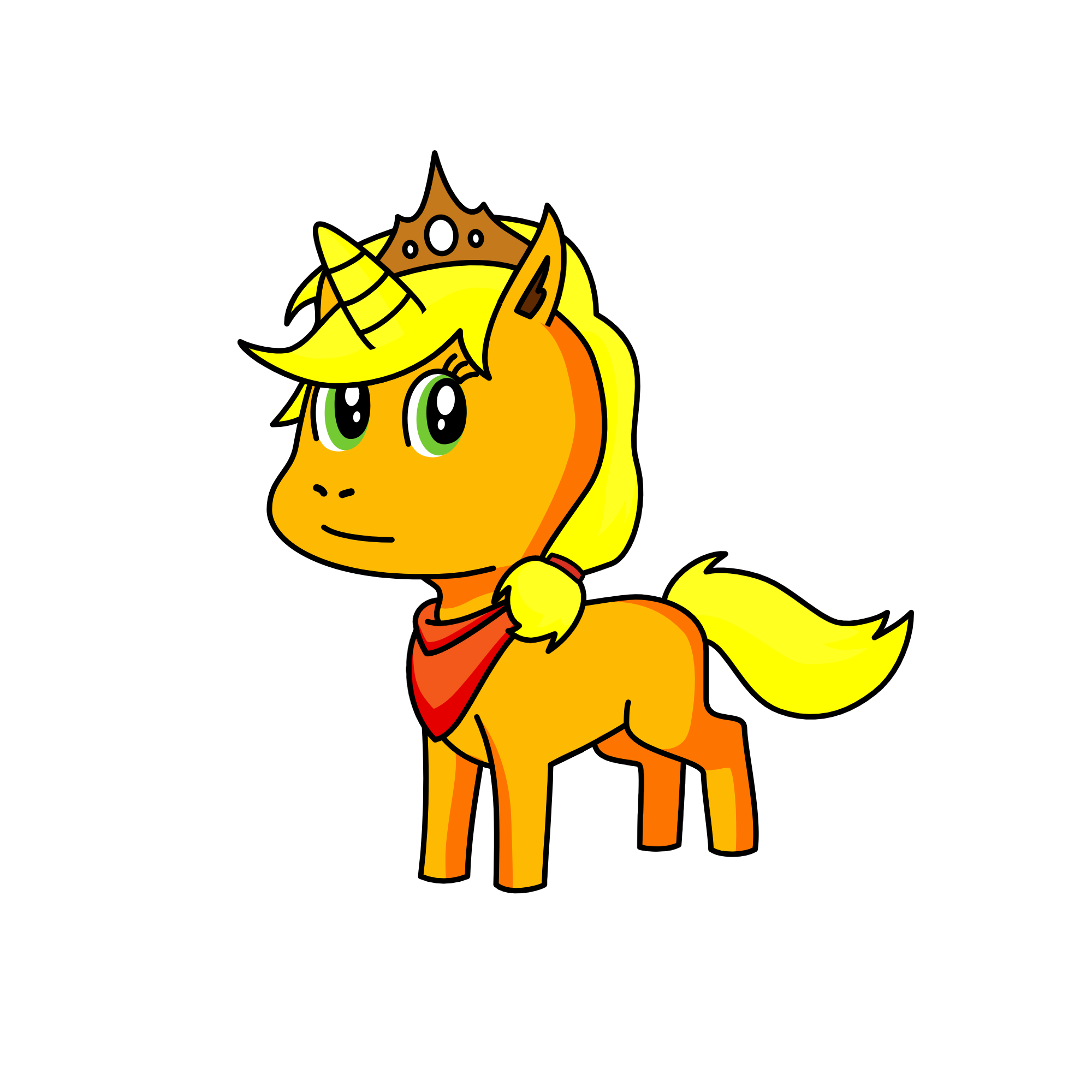 Applejeak, the unicorn