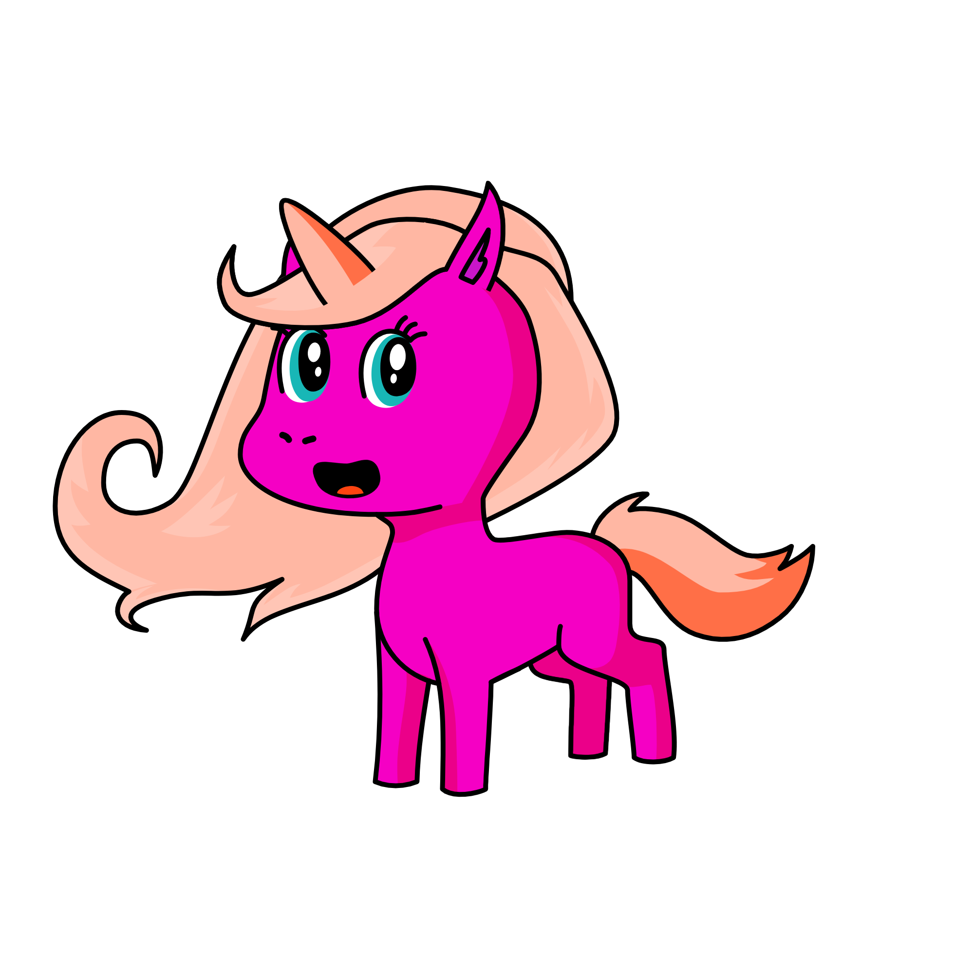 pinki pie, the unicorn