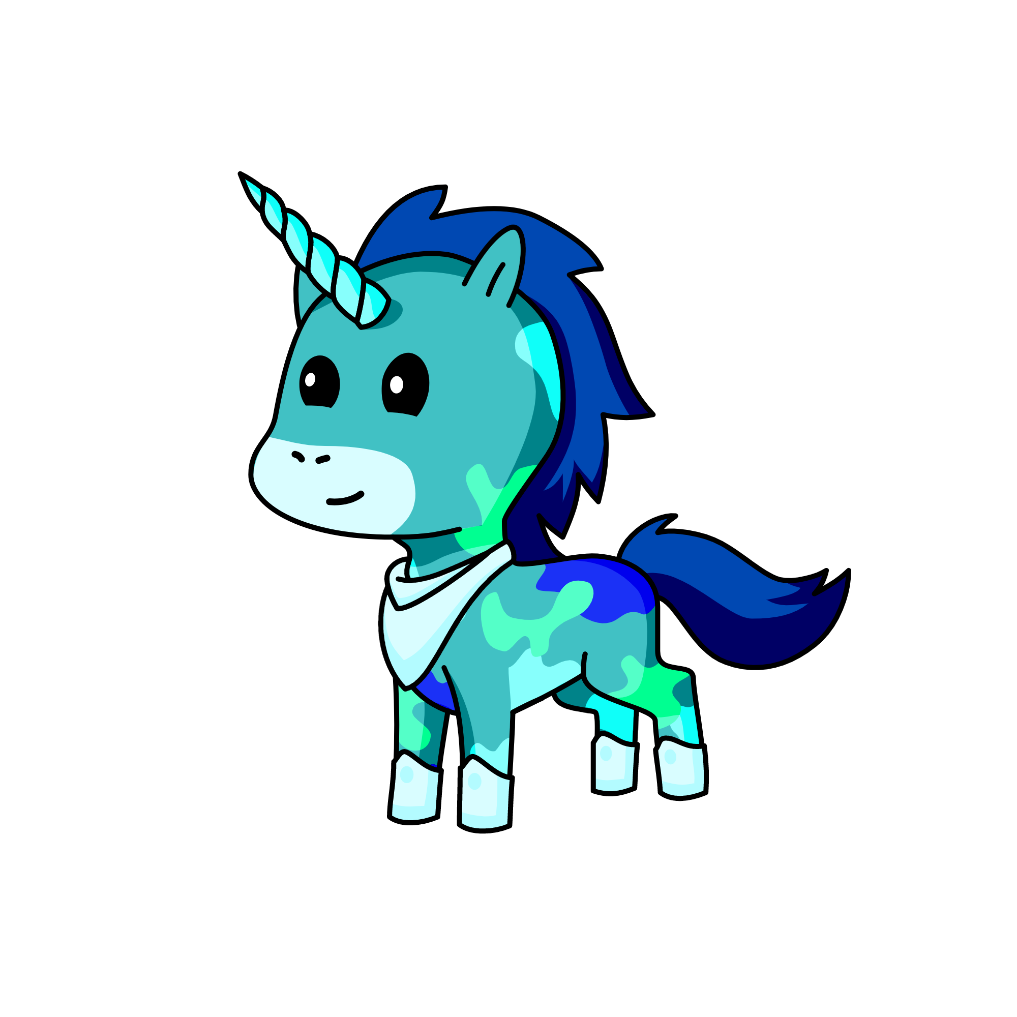 Icicle, the unicorn