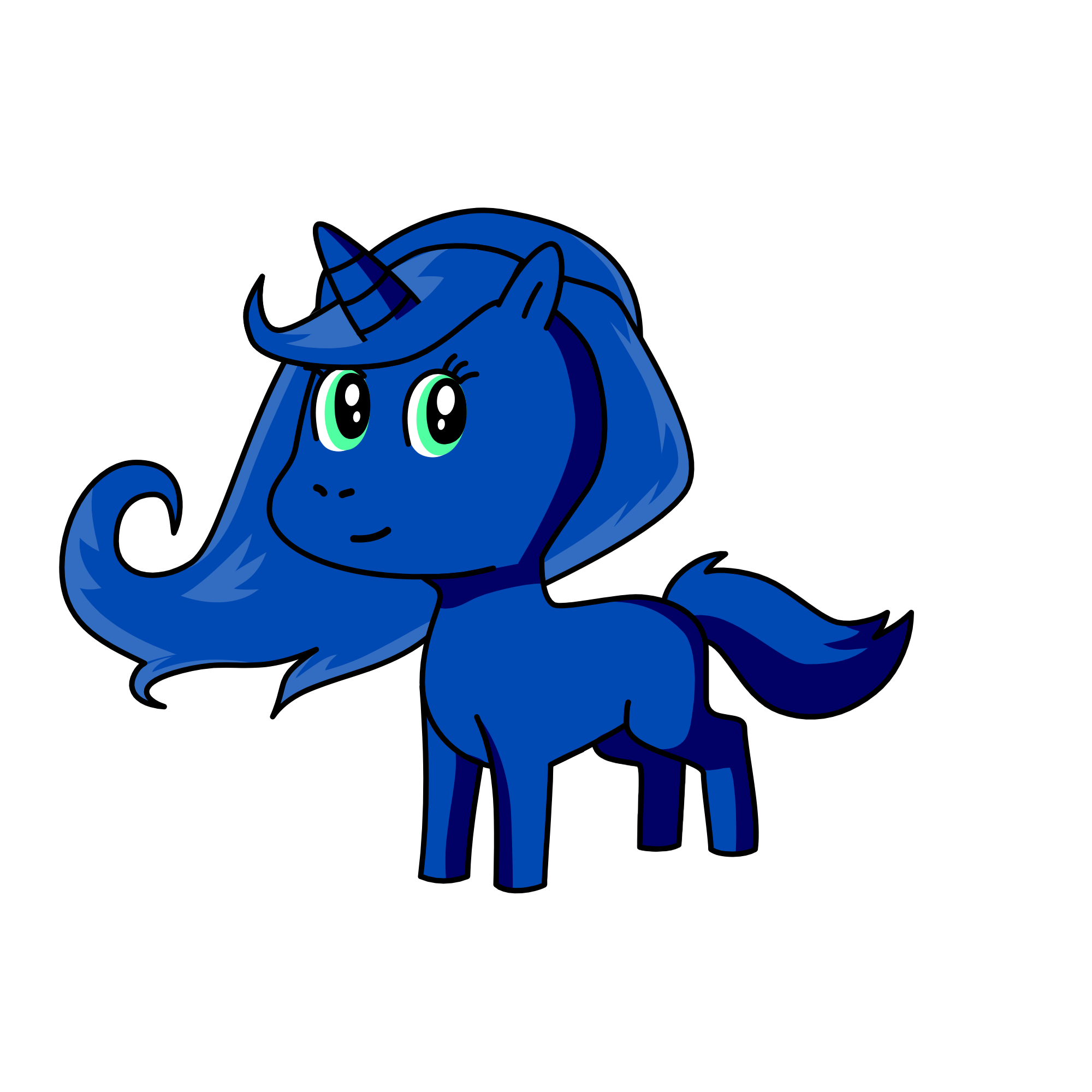 Princesa luna, the unicorn