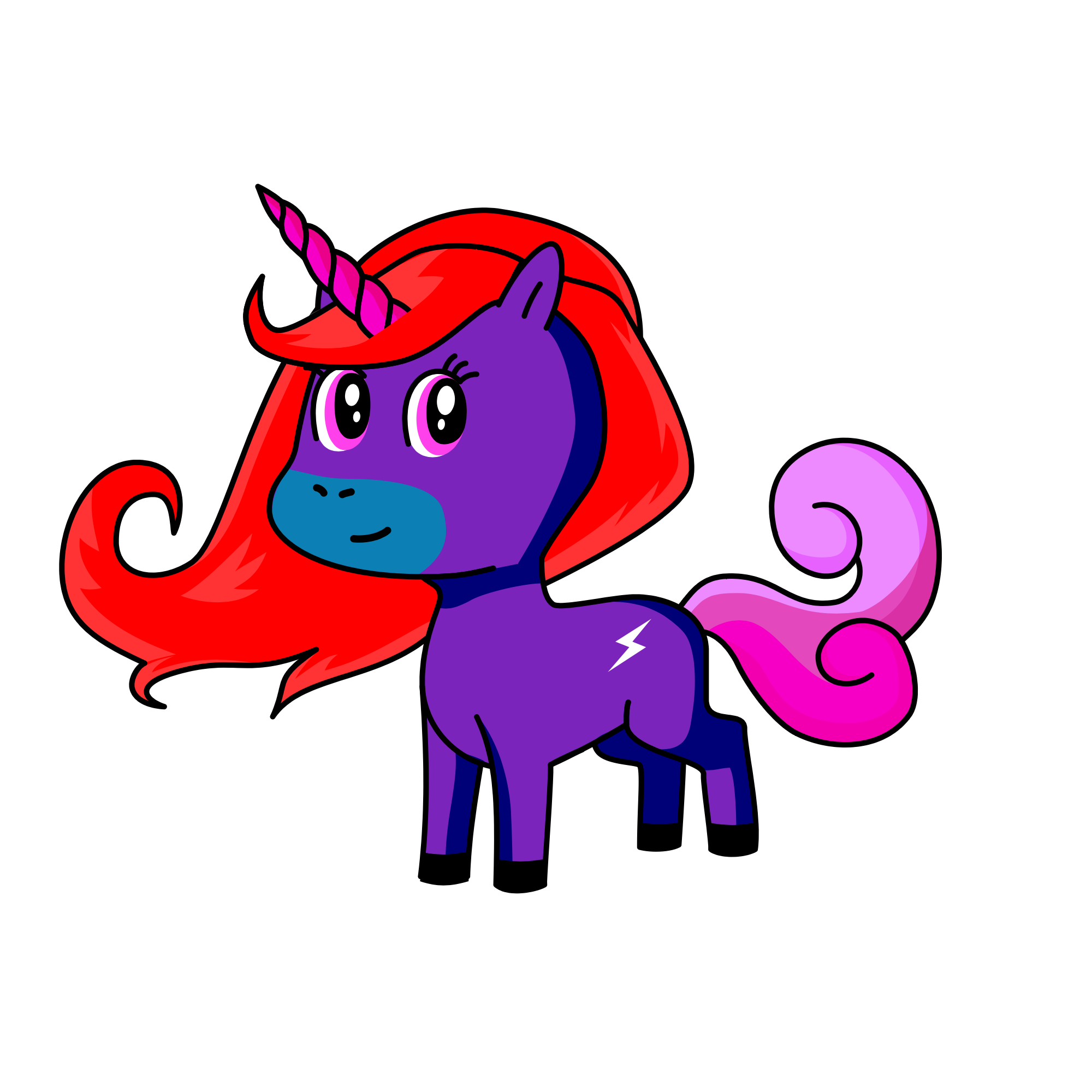 Sweet pea, the unicorn