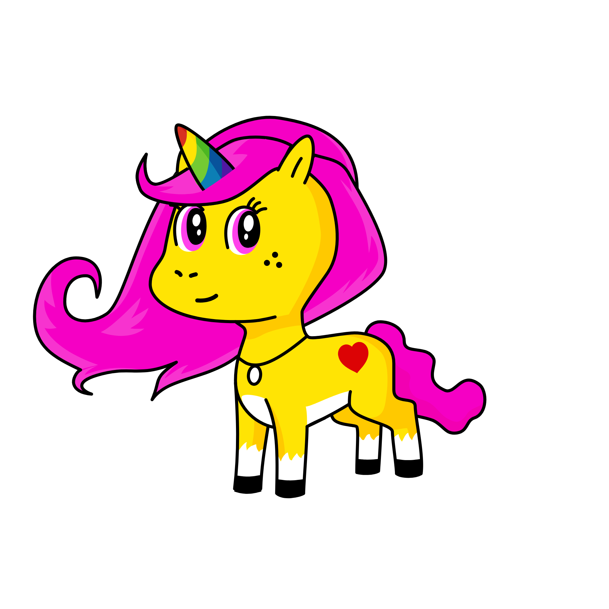 FLUTERSHY, the unicorn