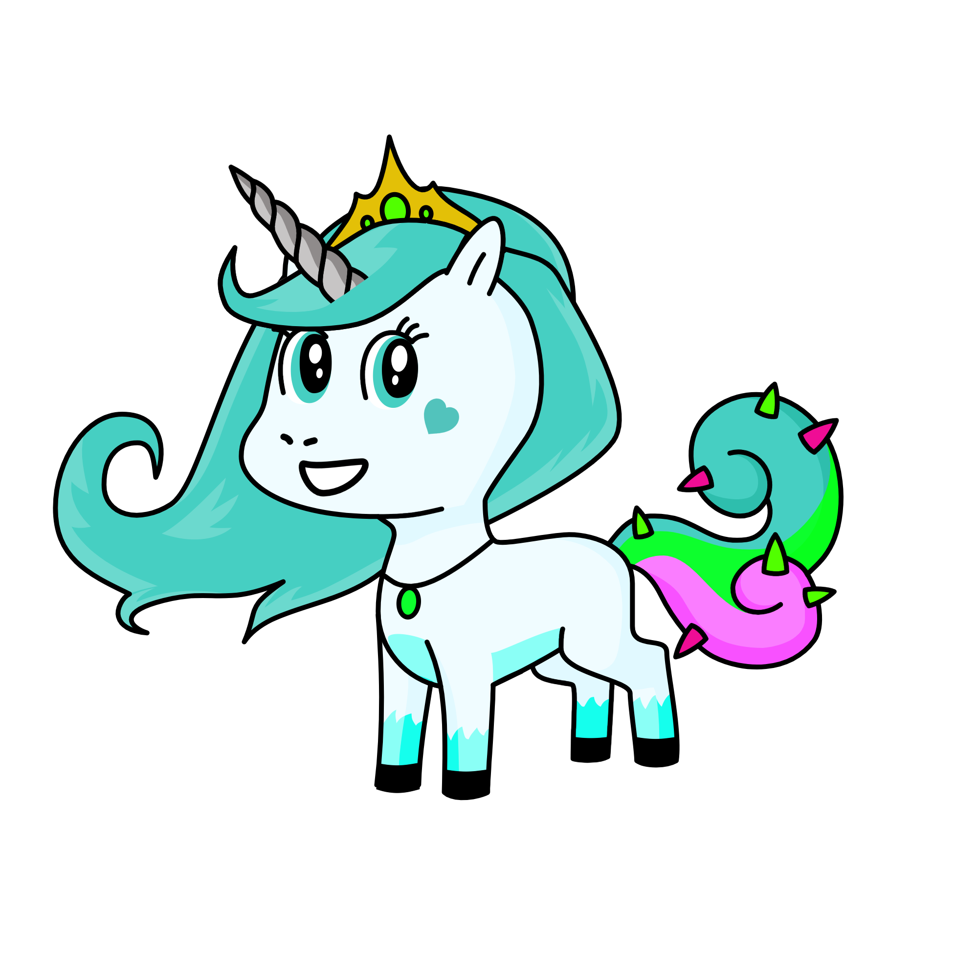 Woodsun, the unicorn