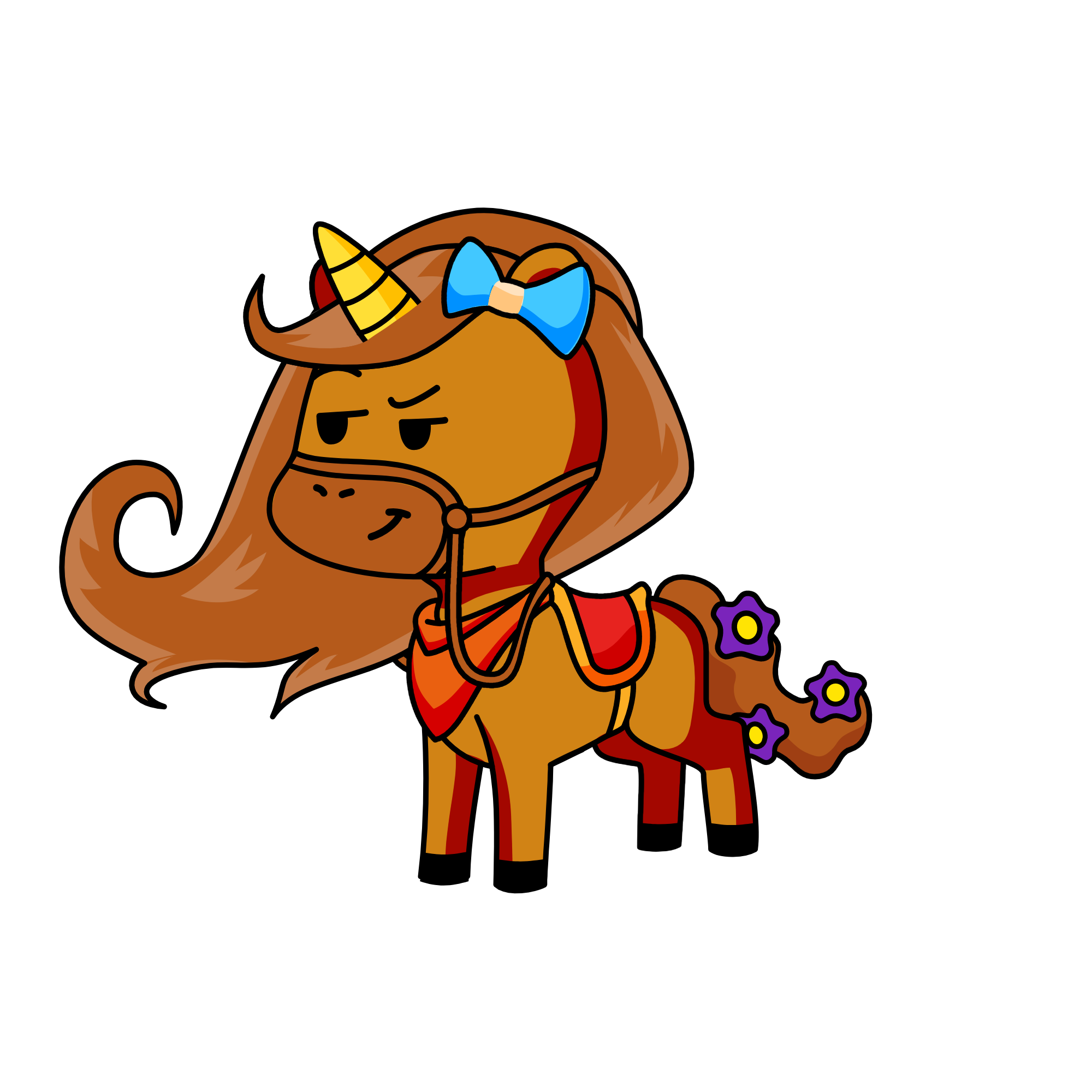 dibujo, the unicorn
