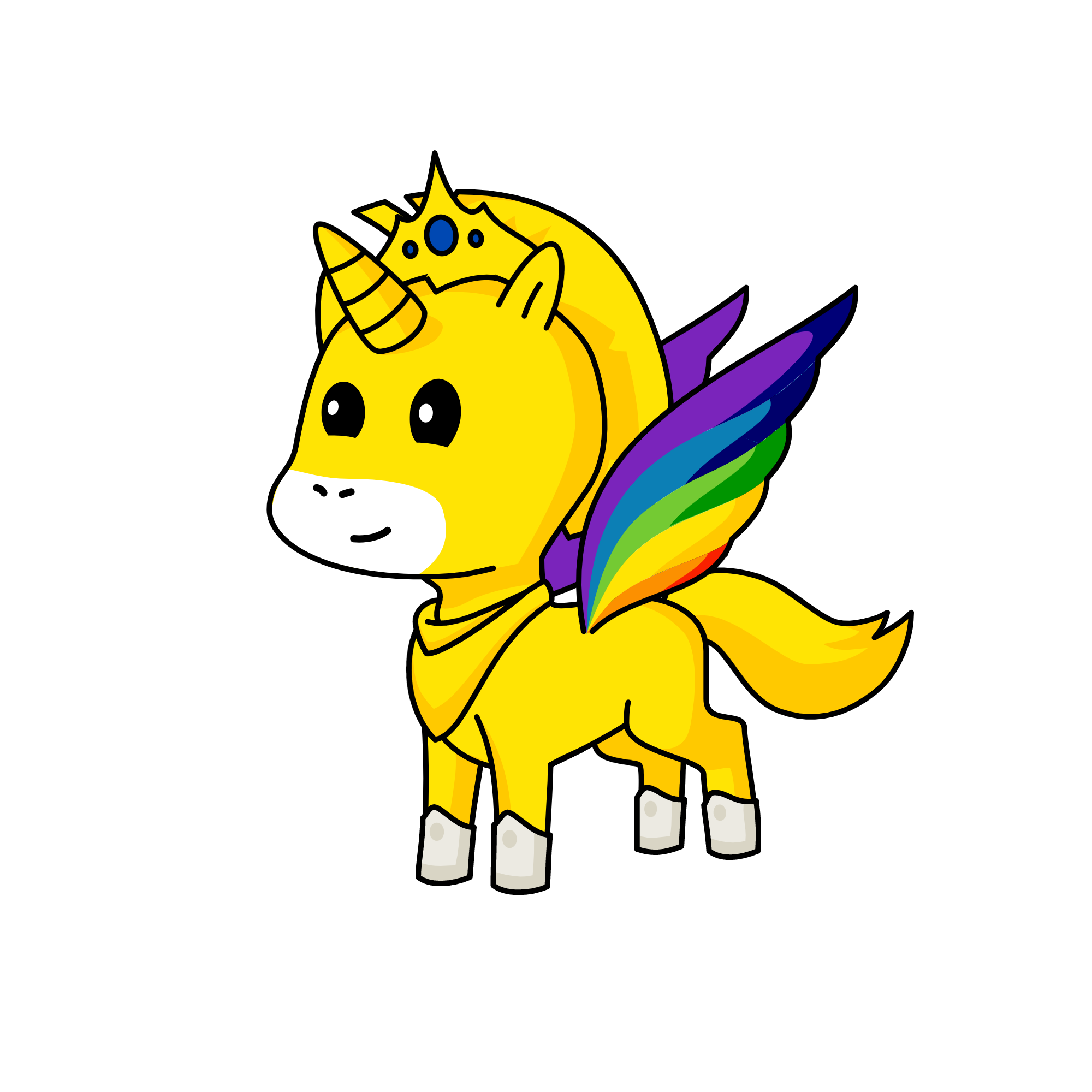 Prince Louis, the unicorn