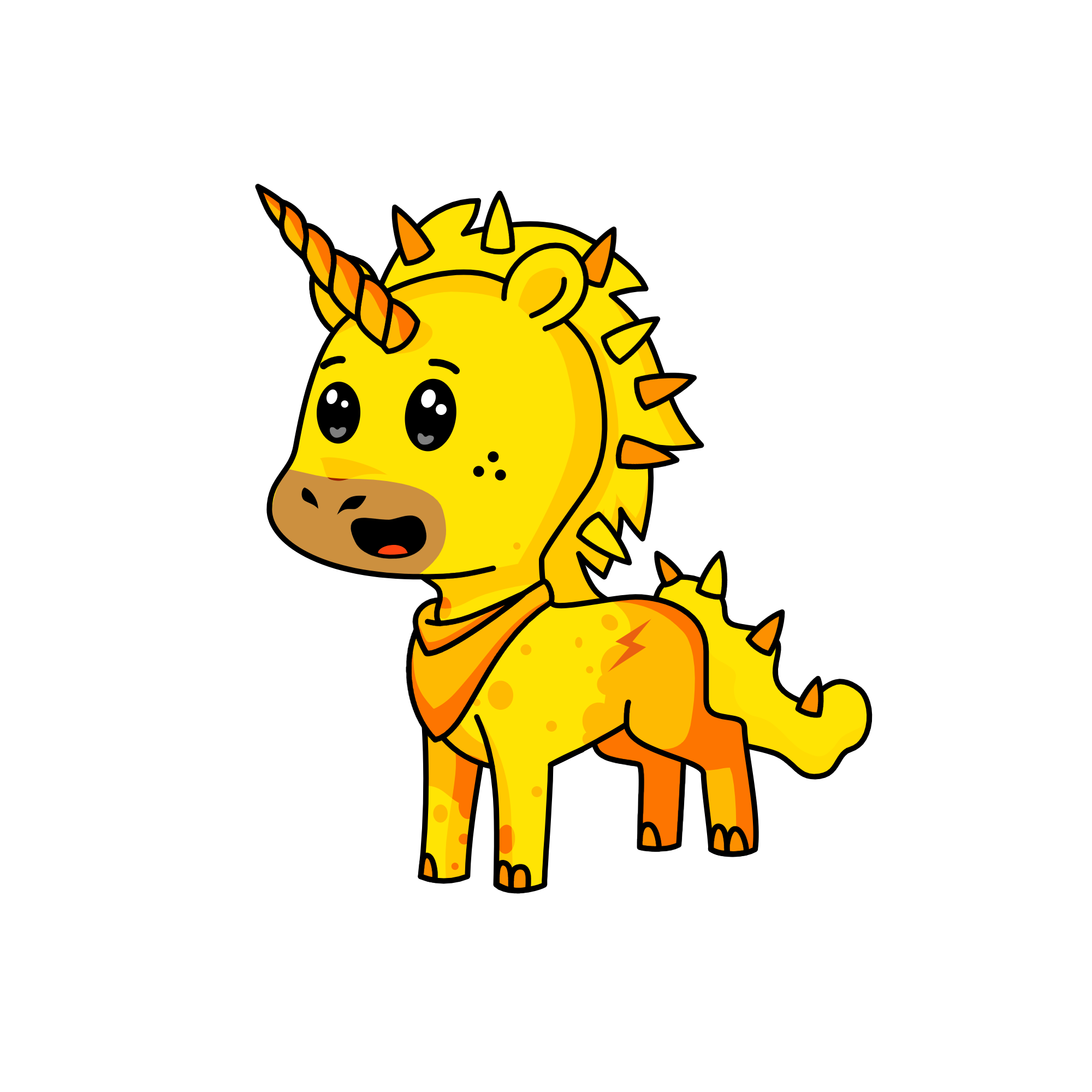 Dasher, the unicorn