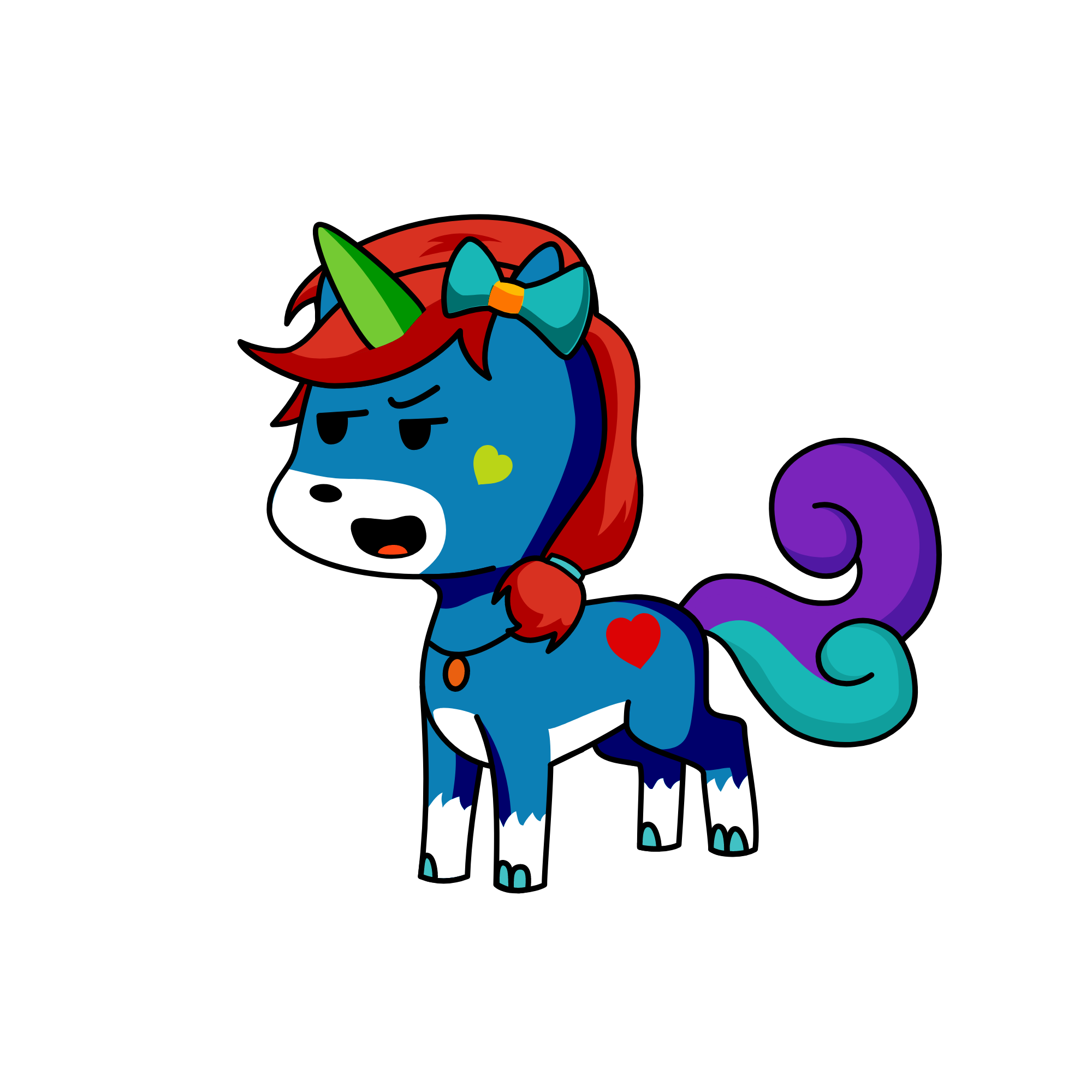 M<RIANA, the unicorn