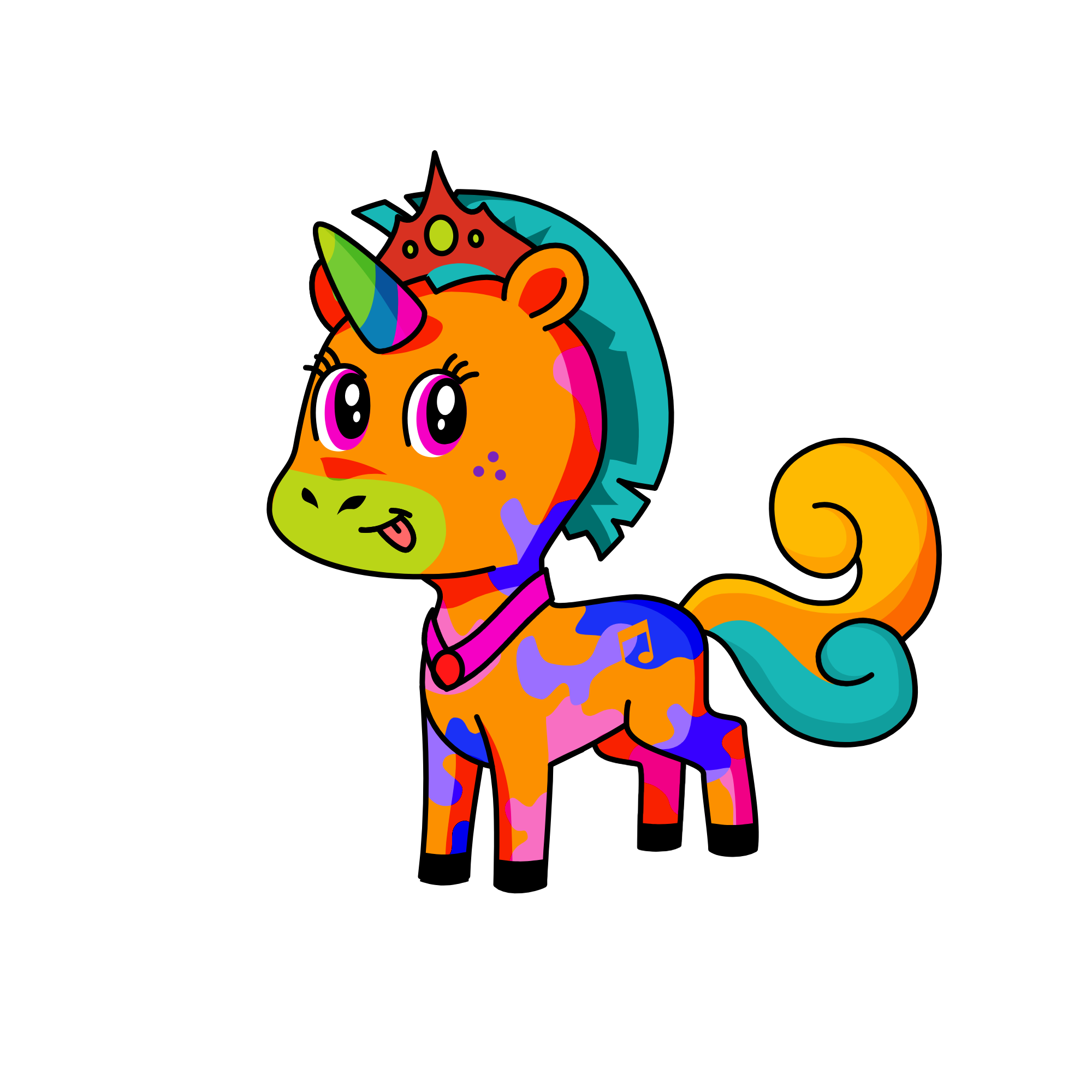 Cake, the unicorn