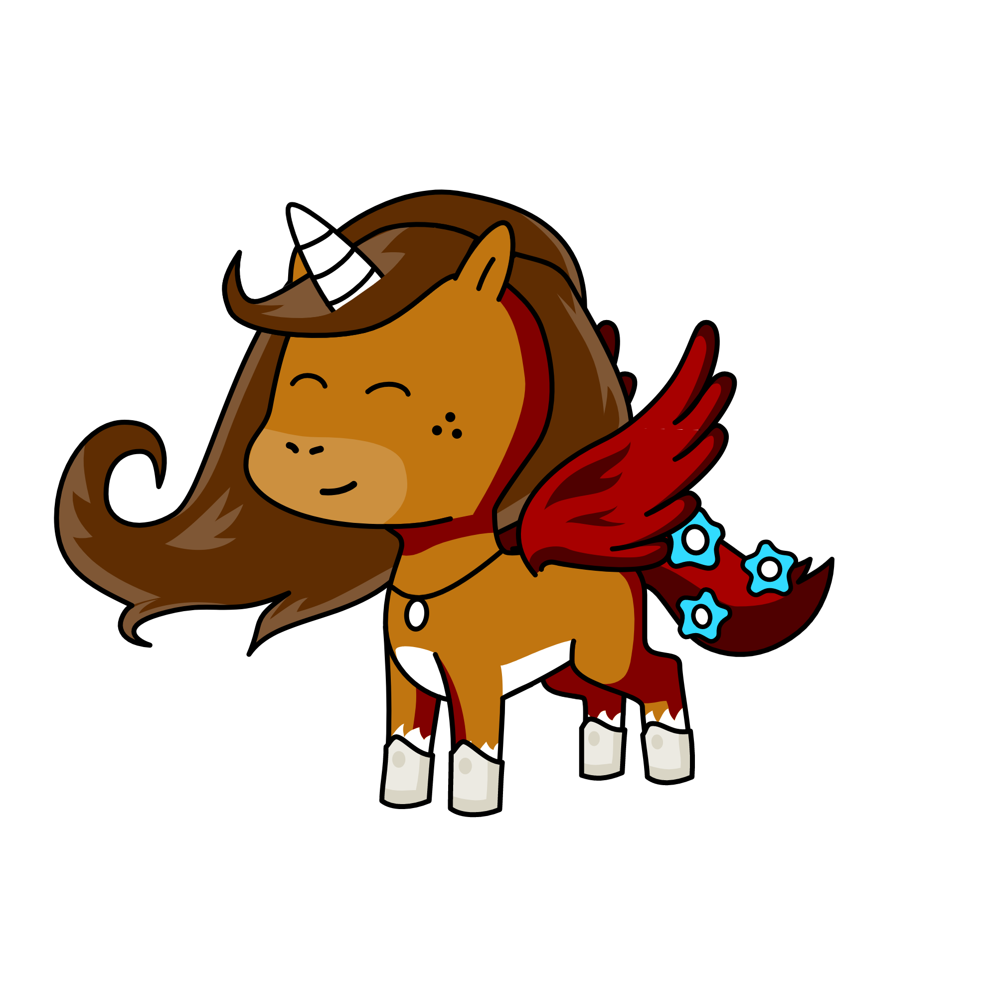 Choclate, the unicorn