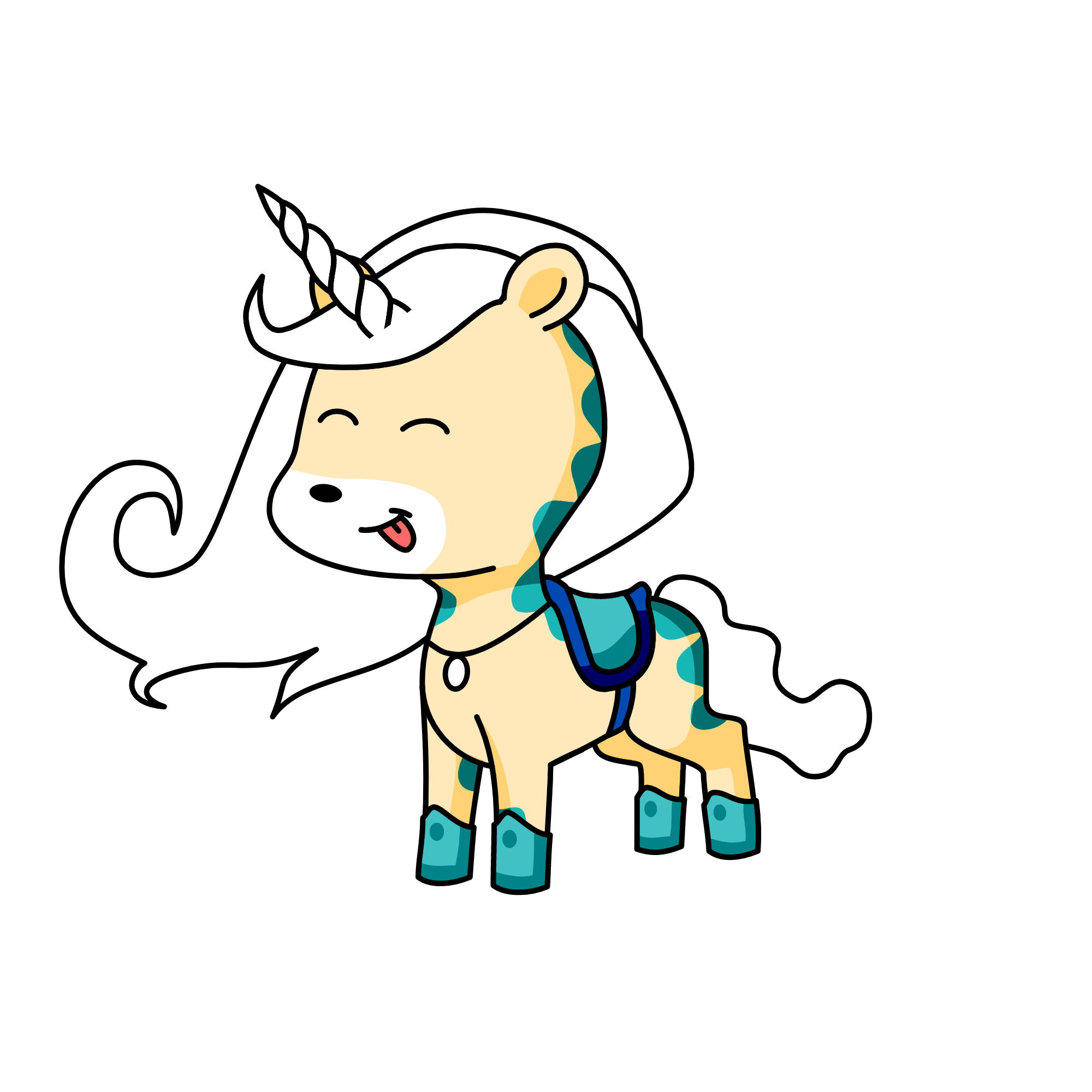 Snowy, the unicorn