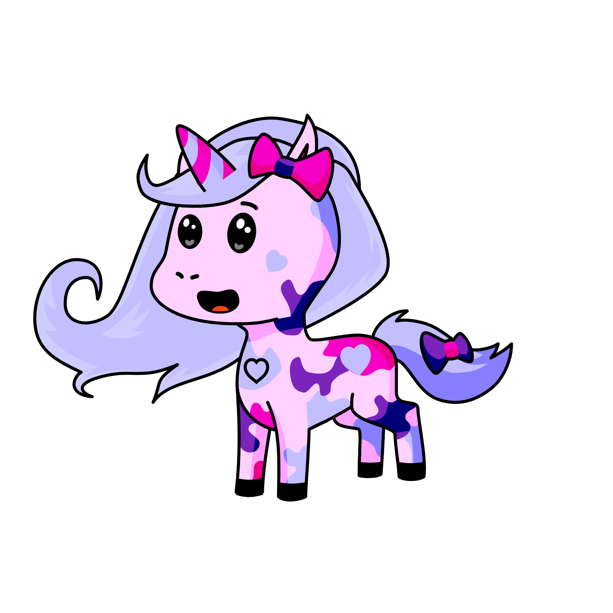 Birthday Unicorn, the unicorn
