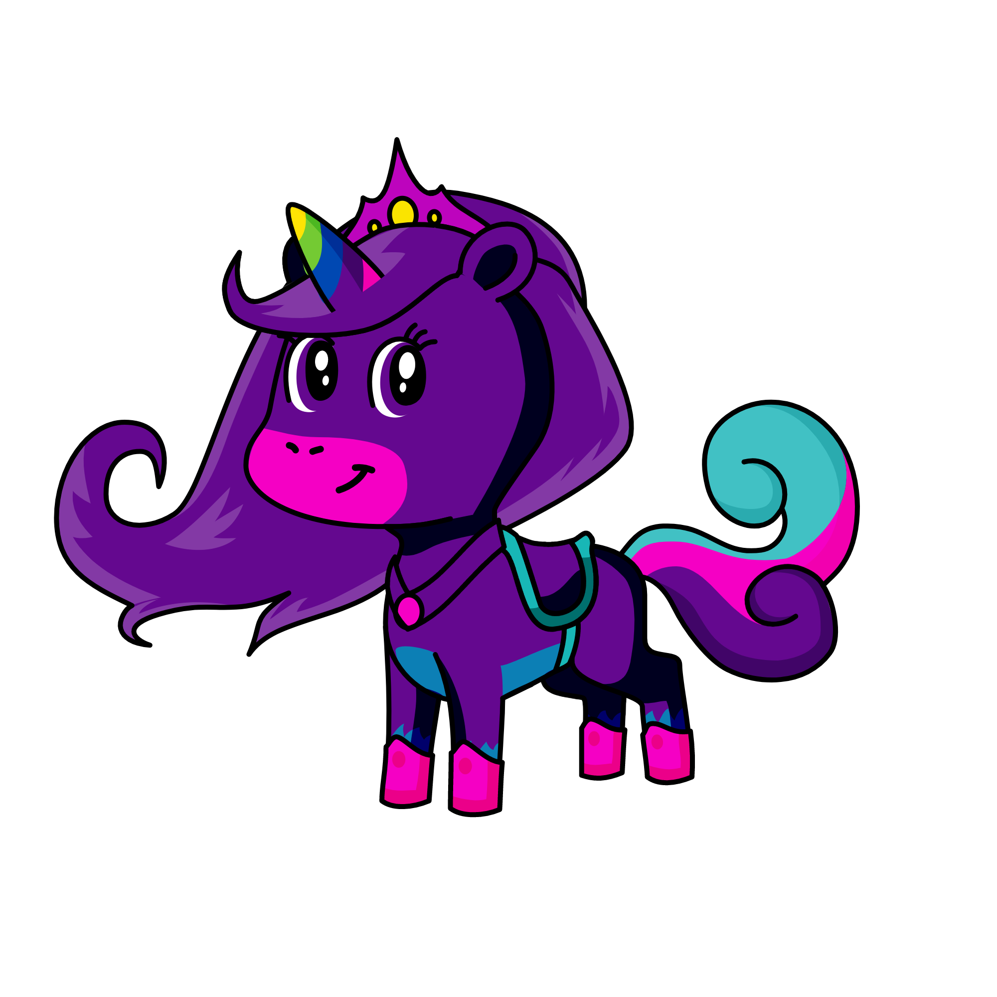 Moonlight, the unicorn