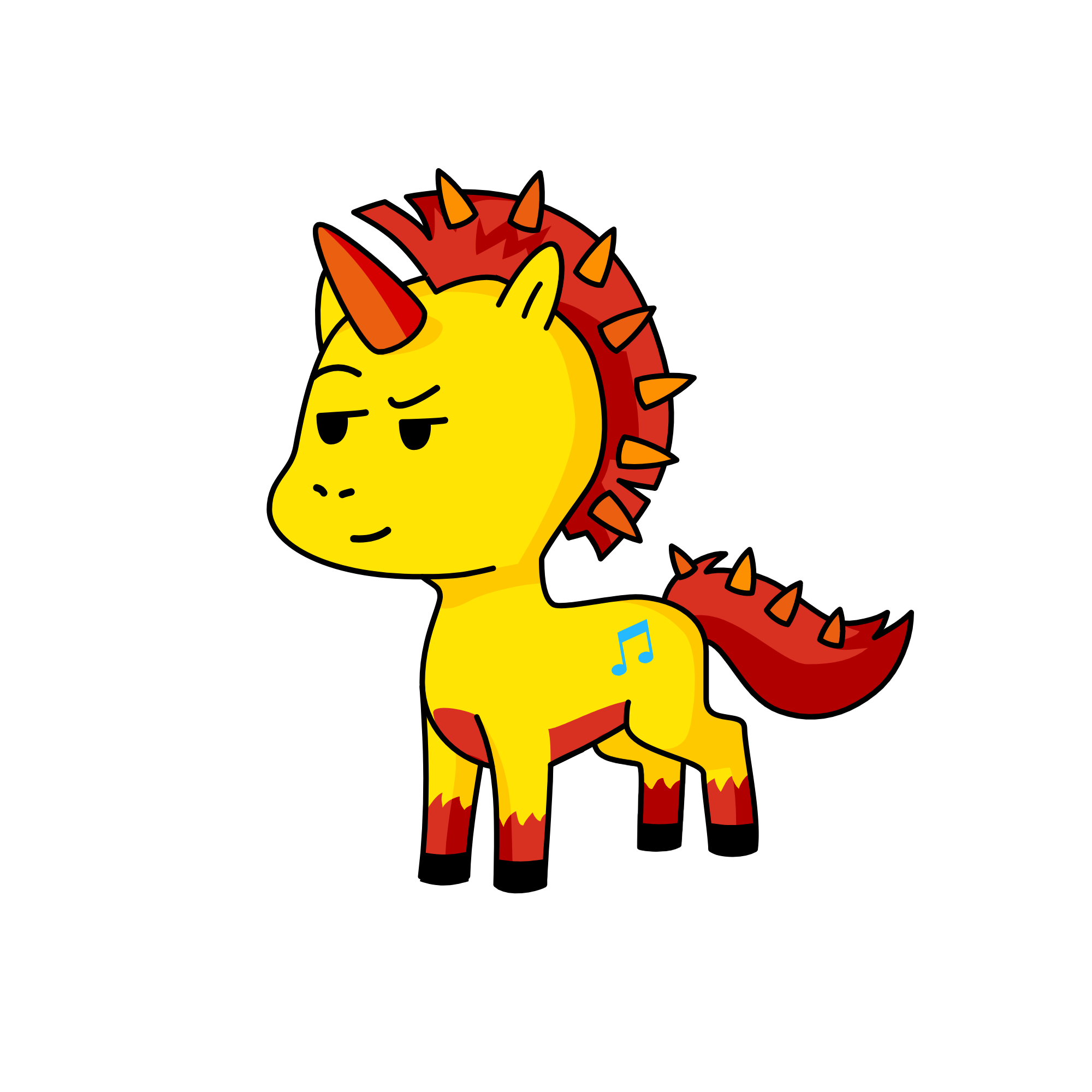 Rock Unicorn Star, the unicorn
