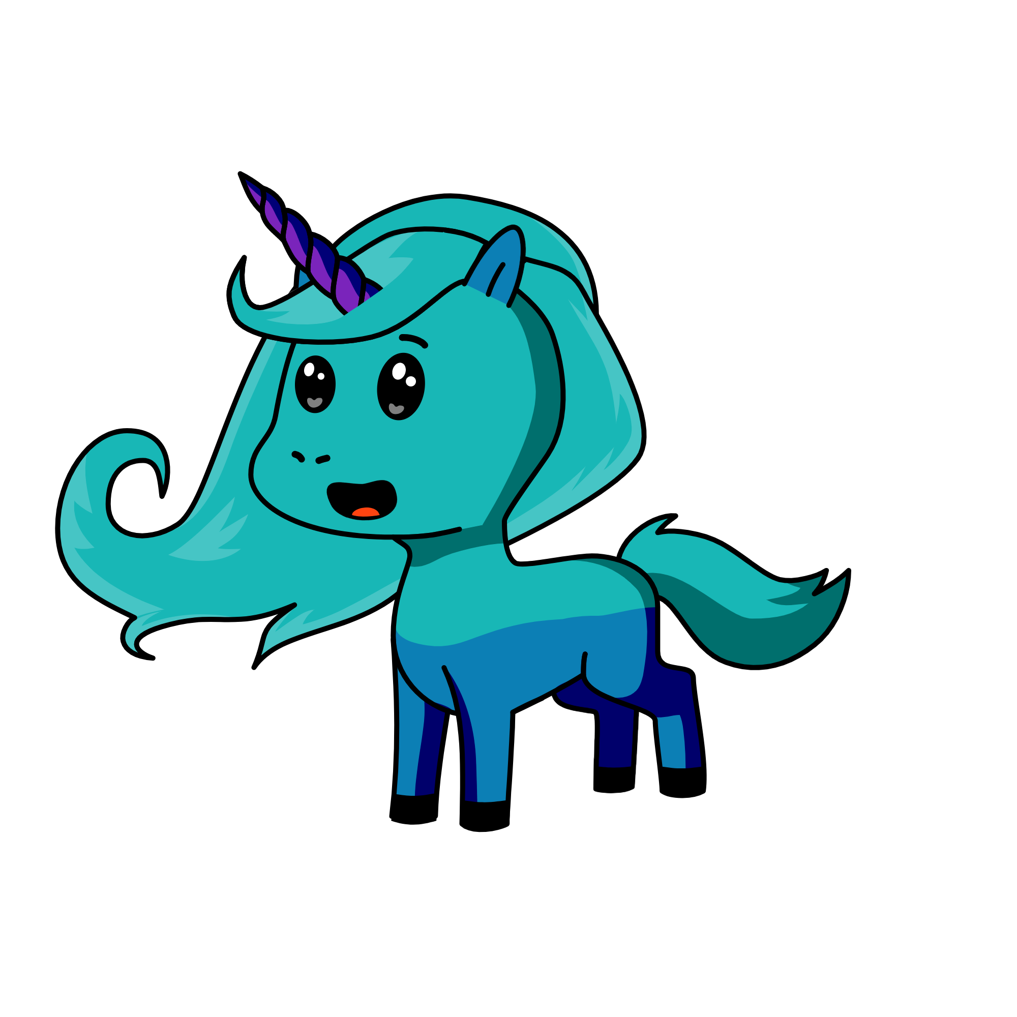 Sinamon, the unicorn
