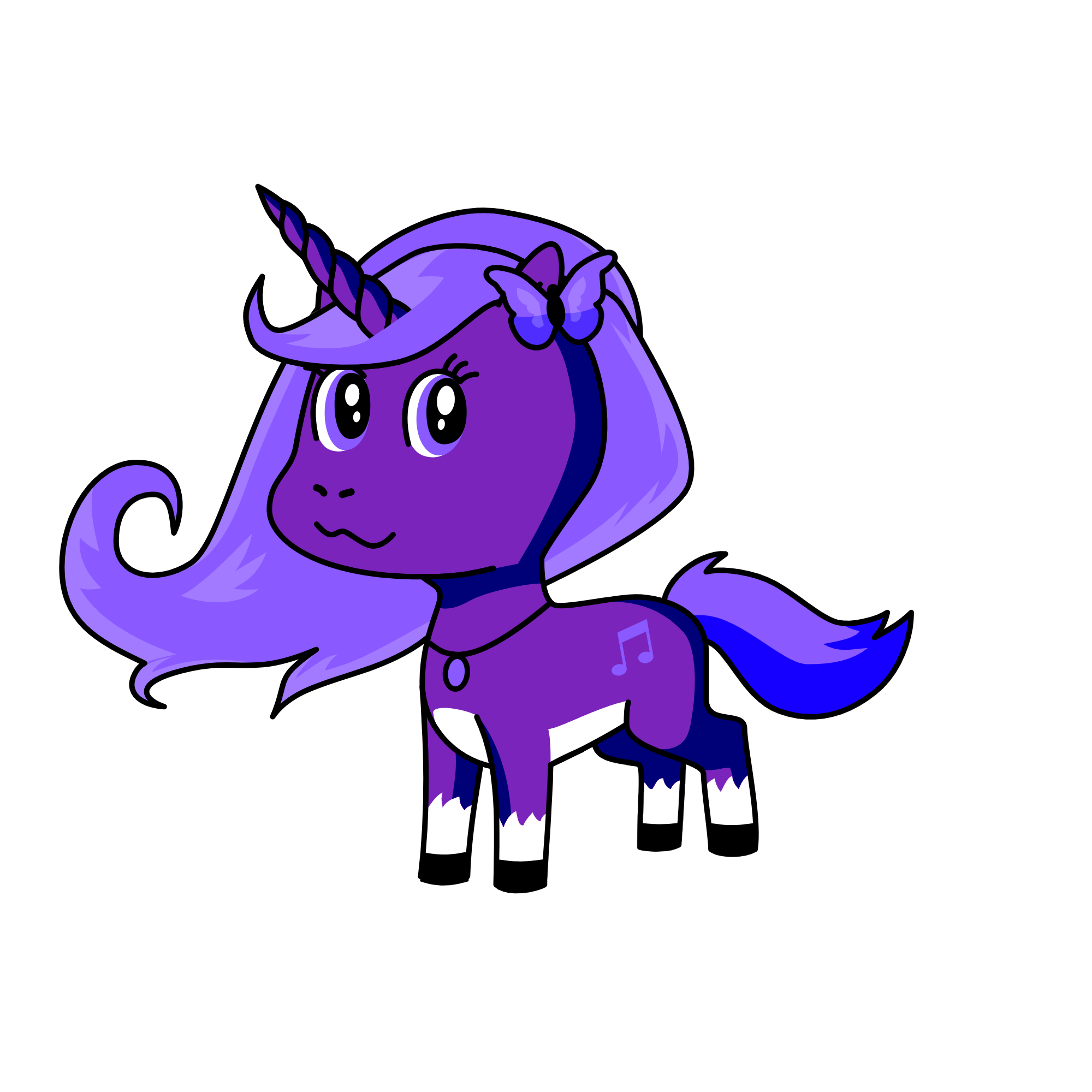 Lila Ena, the unicorn