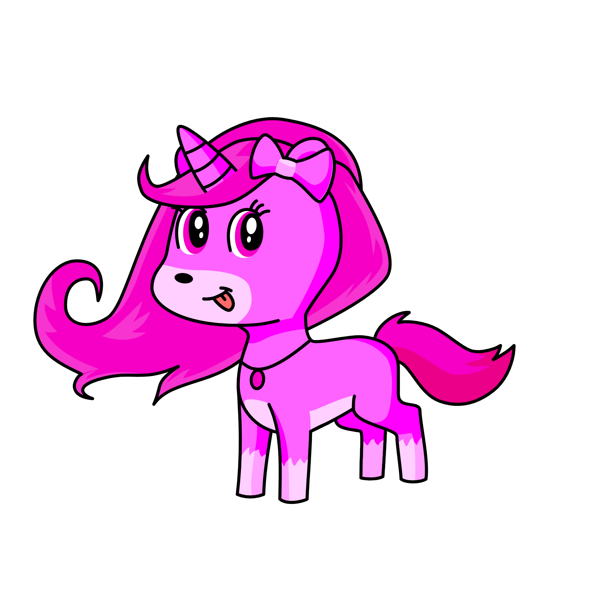 KawaiChan, the unicorn