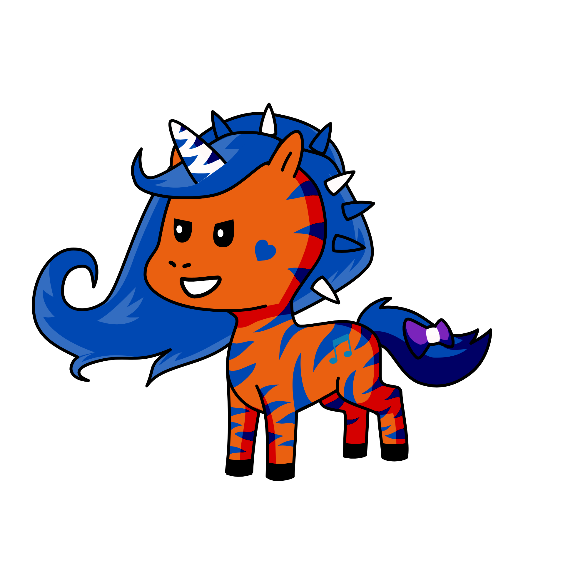 um... miraitowa or something, the unicorn